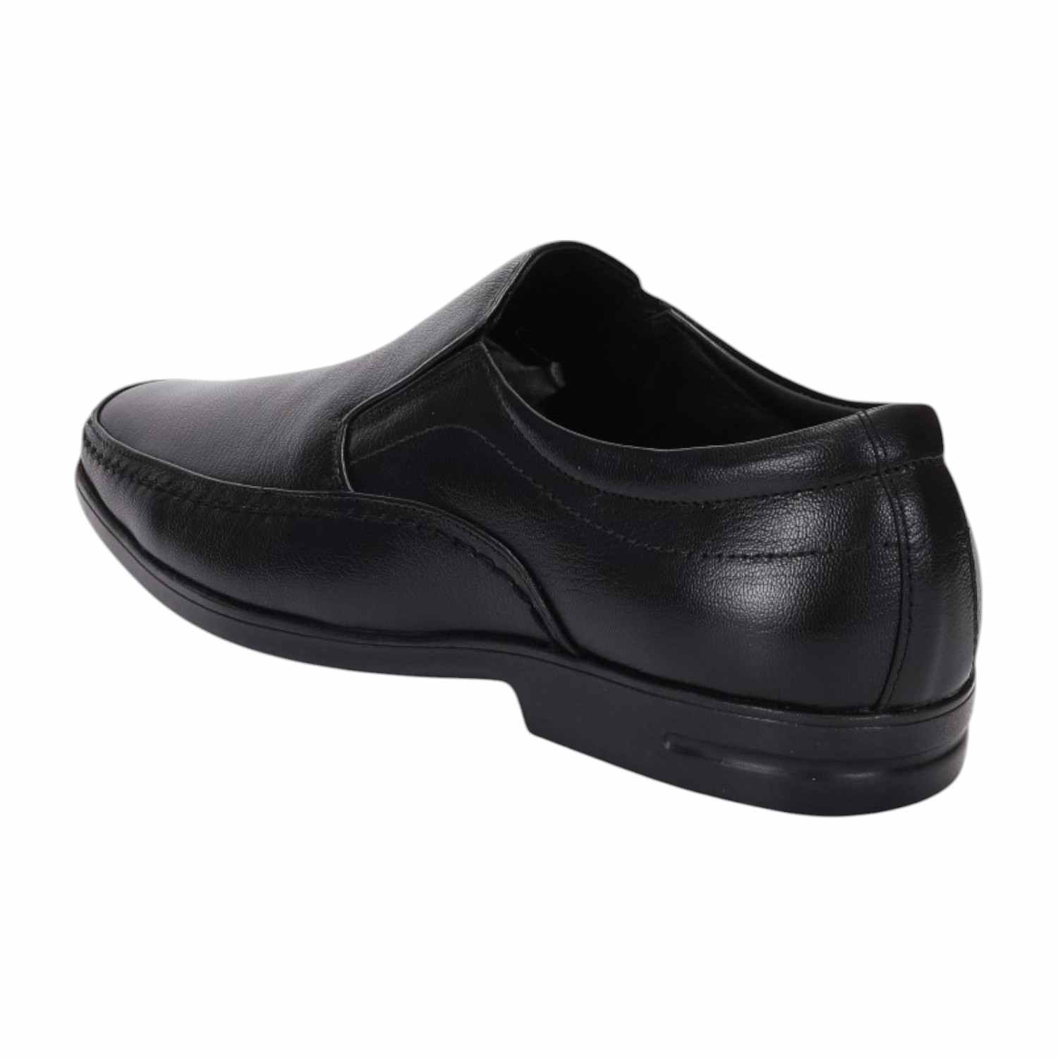 Men Black Formal Shoes Slip On