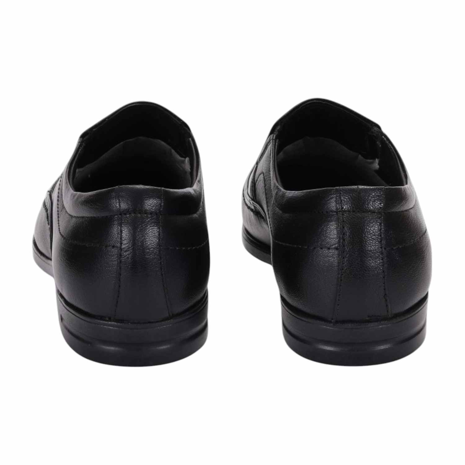 Men Black Formal Shoes Slip On
