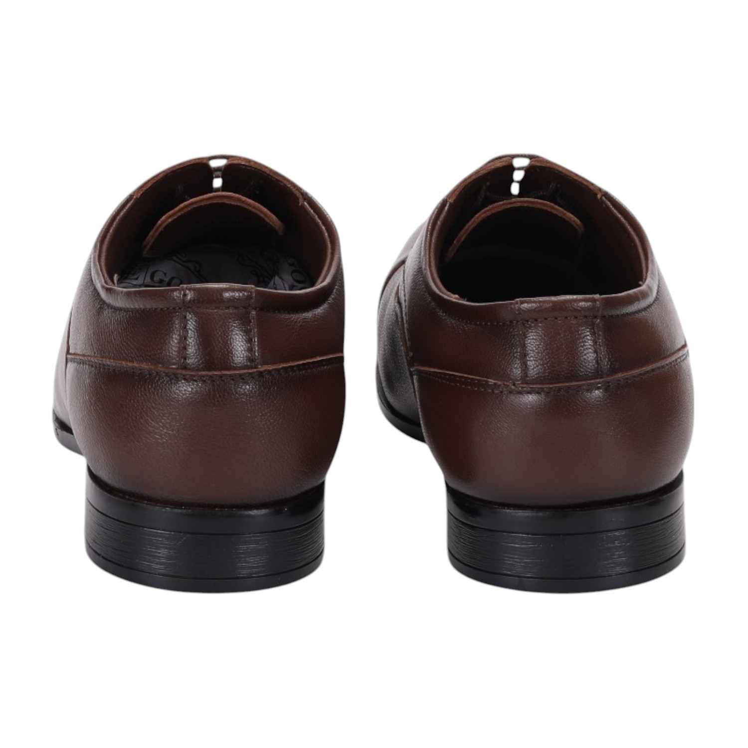 Men Tan Formal Shoes Lace Up