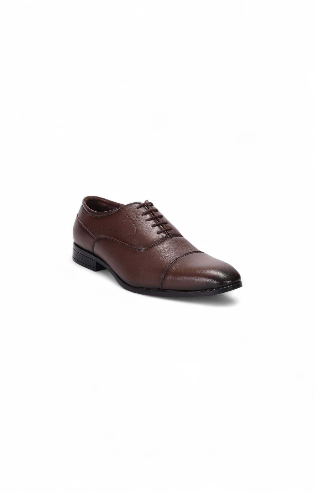 Men Tan Formal Shoes Lace Up