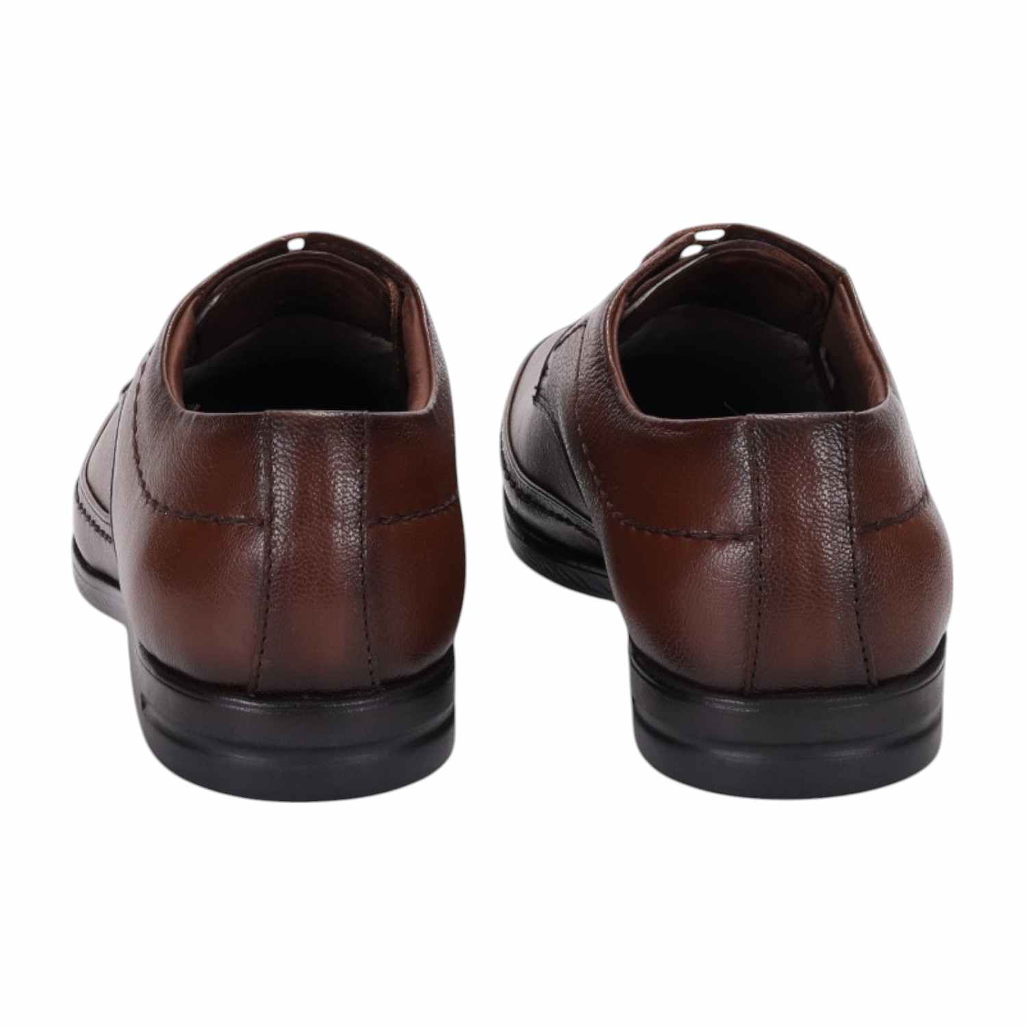 Men Tan Formal Shoes Lace Up