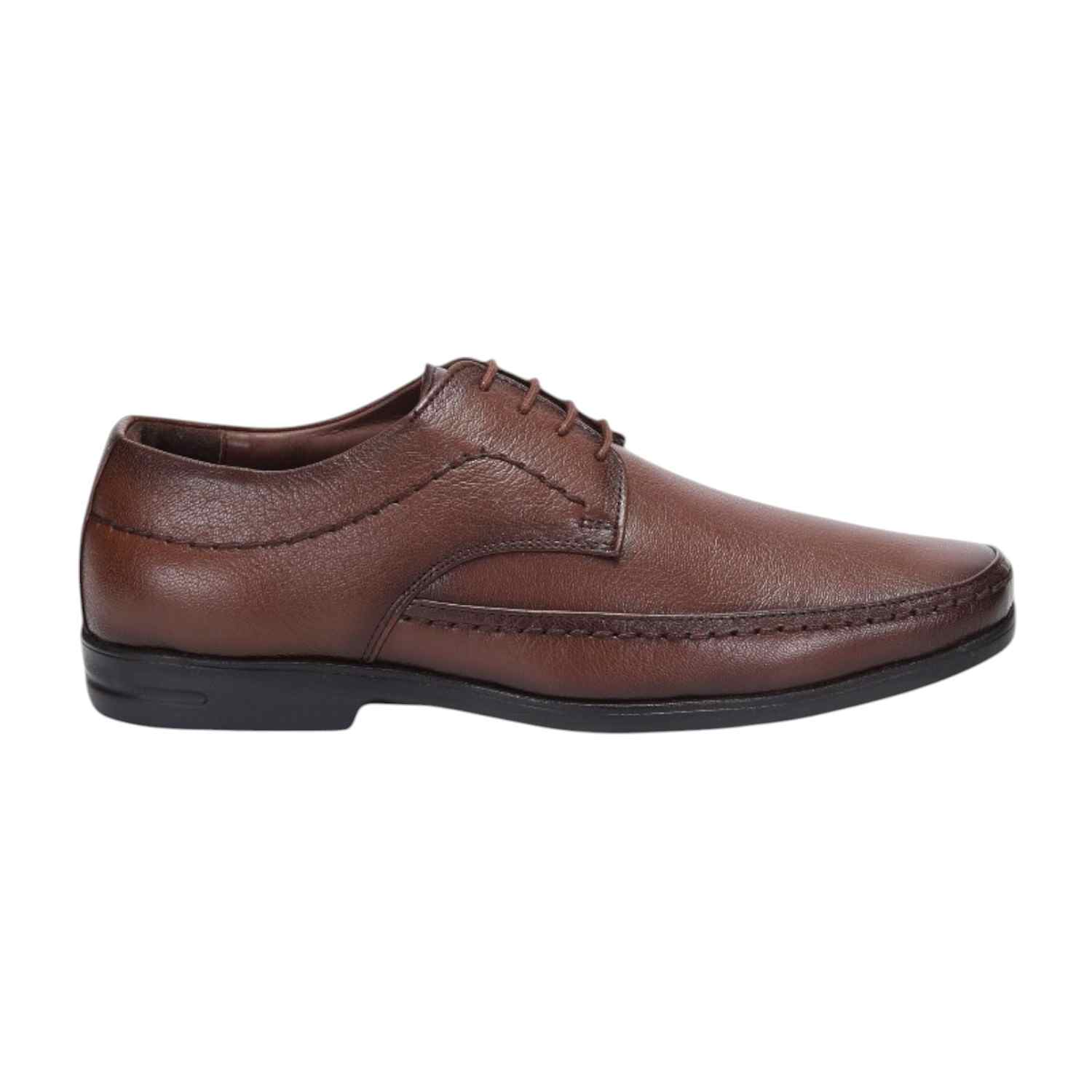 Men Tan Formal Shoes Lace Up