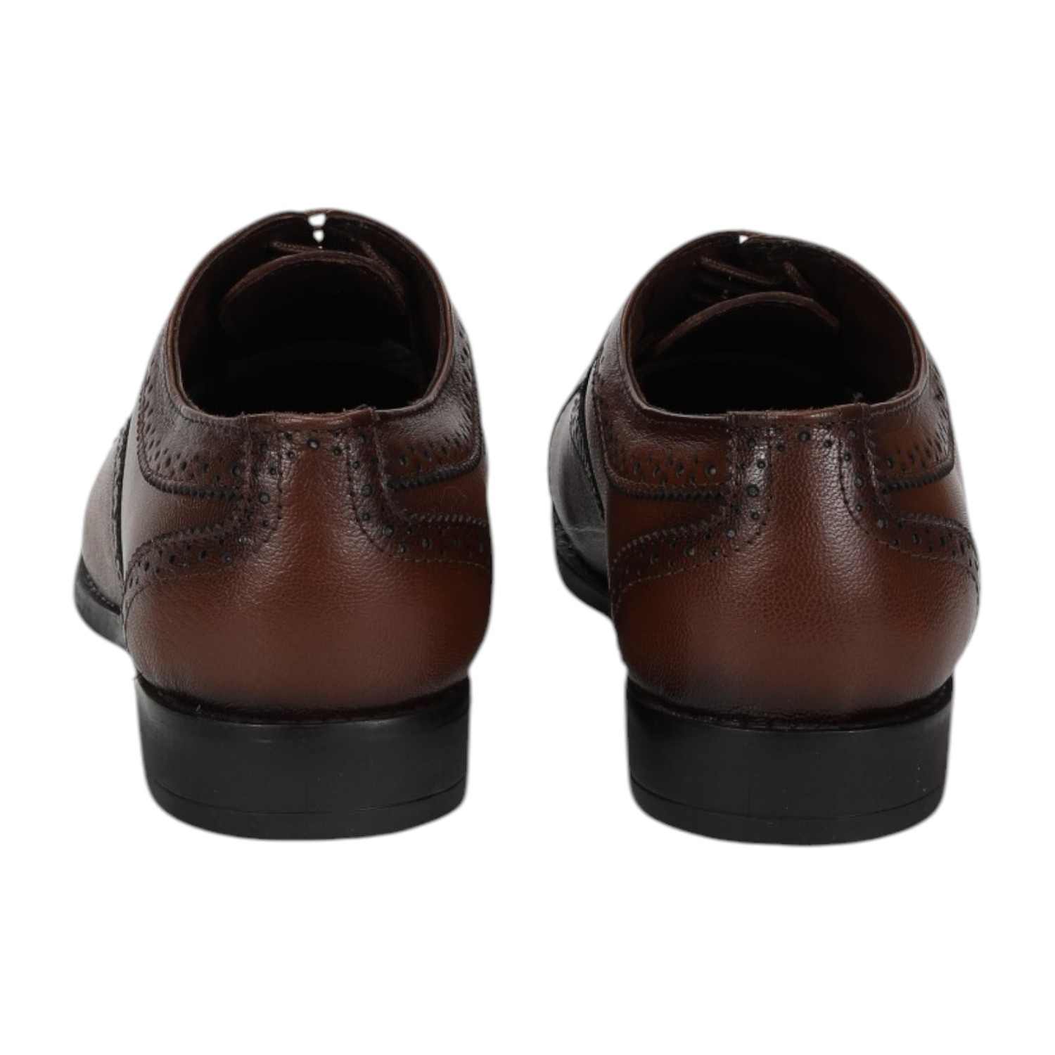 Men Formal Shoes Tan Lace Up
