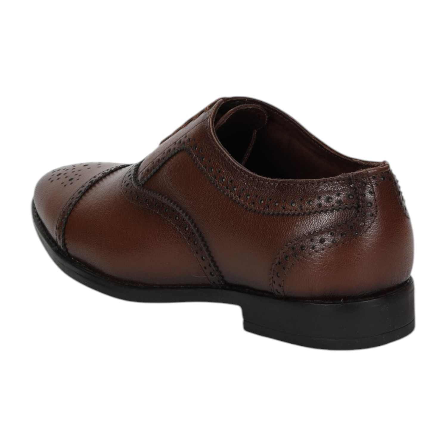 Men Formal Shoes Tan Lace Up