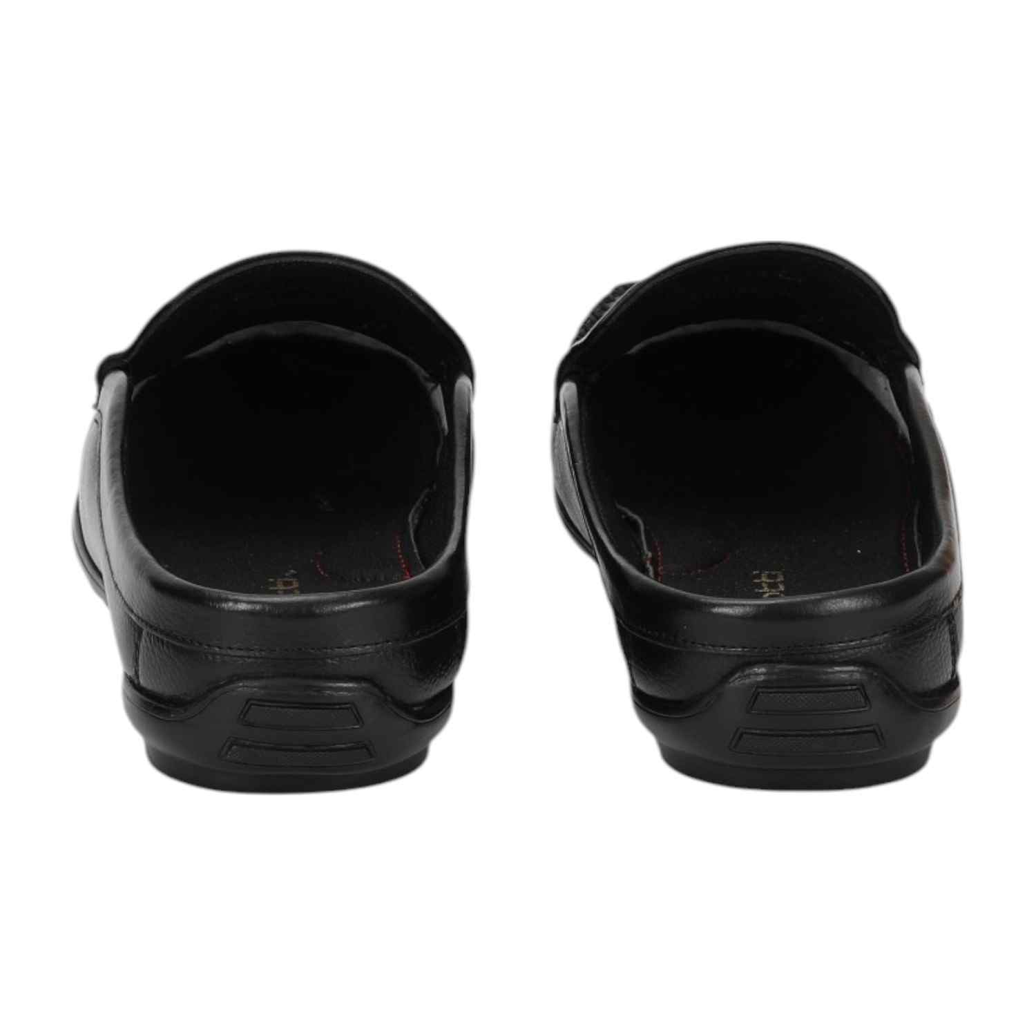 Men Mule Black Slip On
