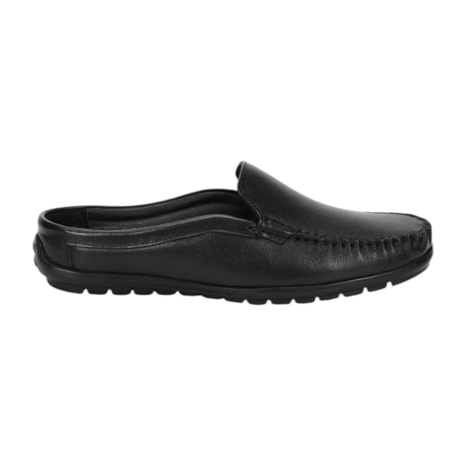 Men Mule Black Slip On