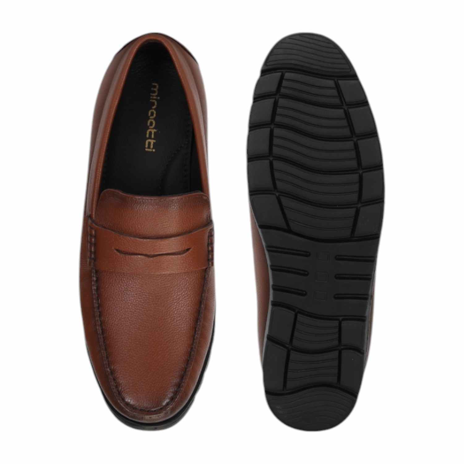 Men Casual Shoes Tan Slip On