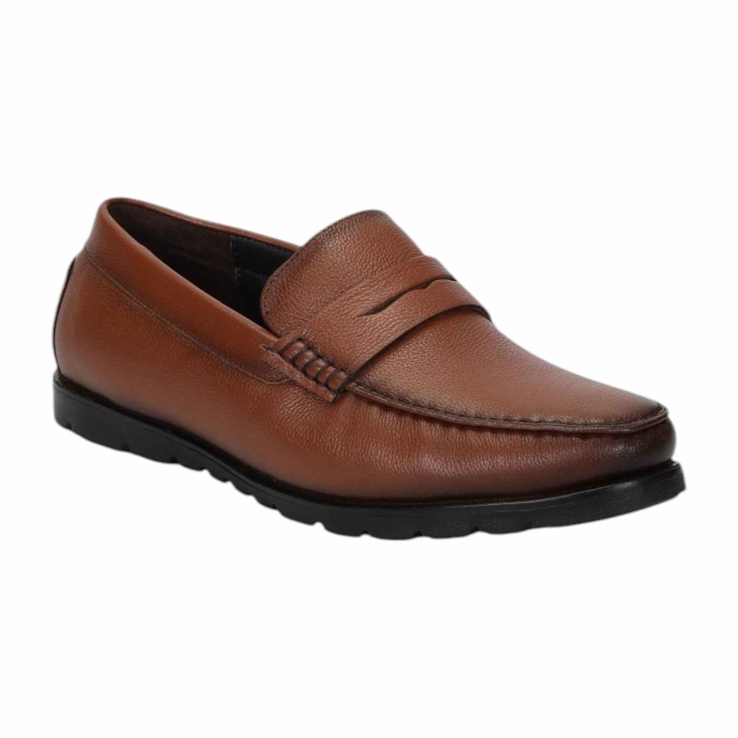 Men Casual Shoes Tan Slip On
