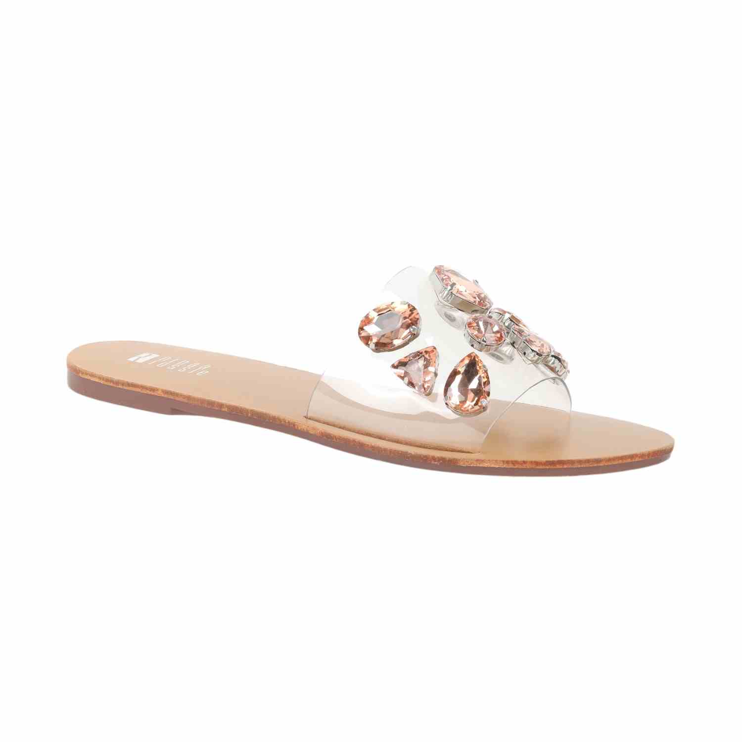 Women Clear Casual Flat Slip On