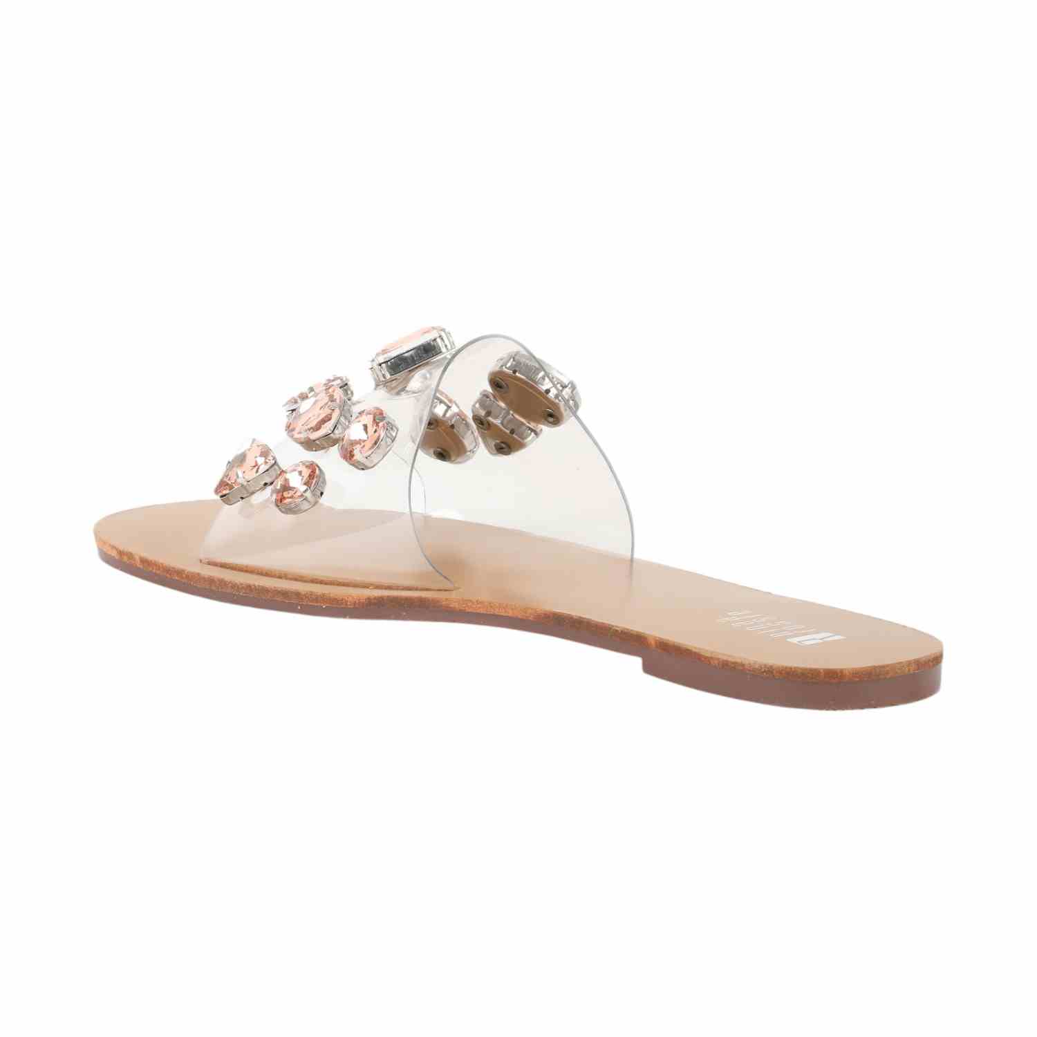 Women Clear Casual Flat Slip On
