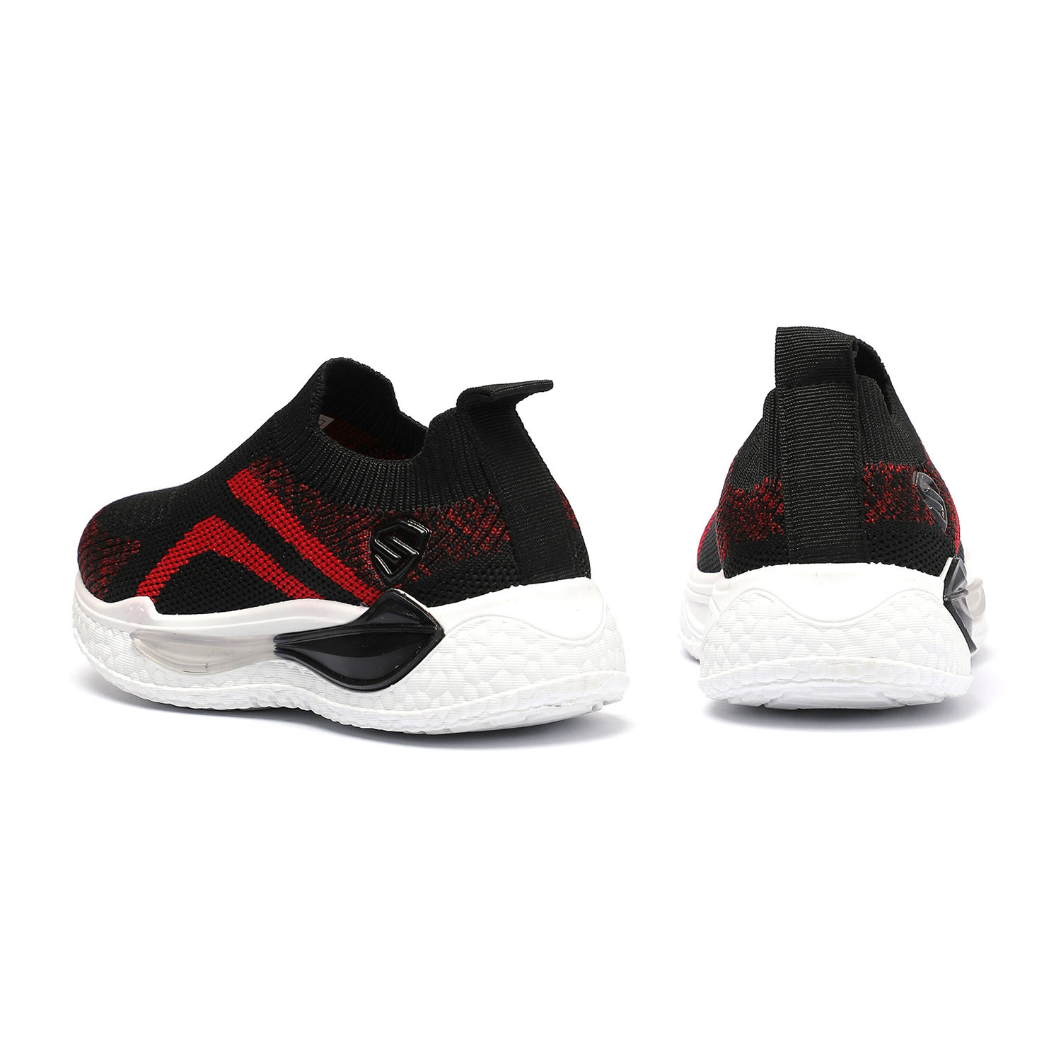 Kids Black Casual Slip On Shoes