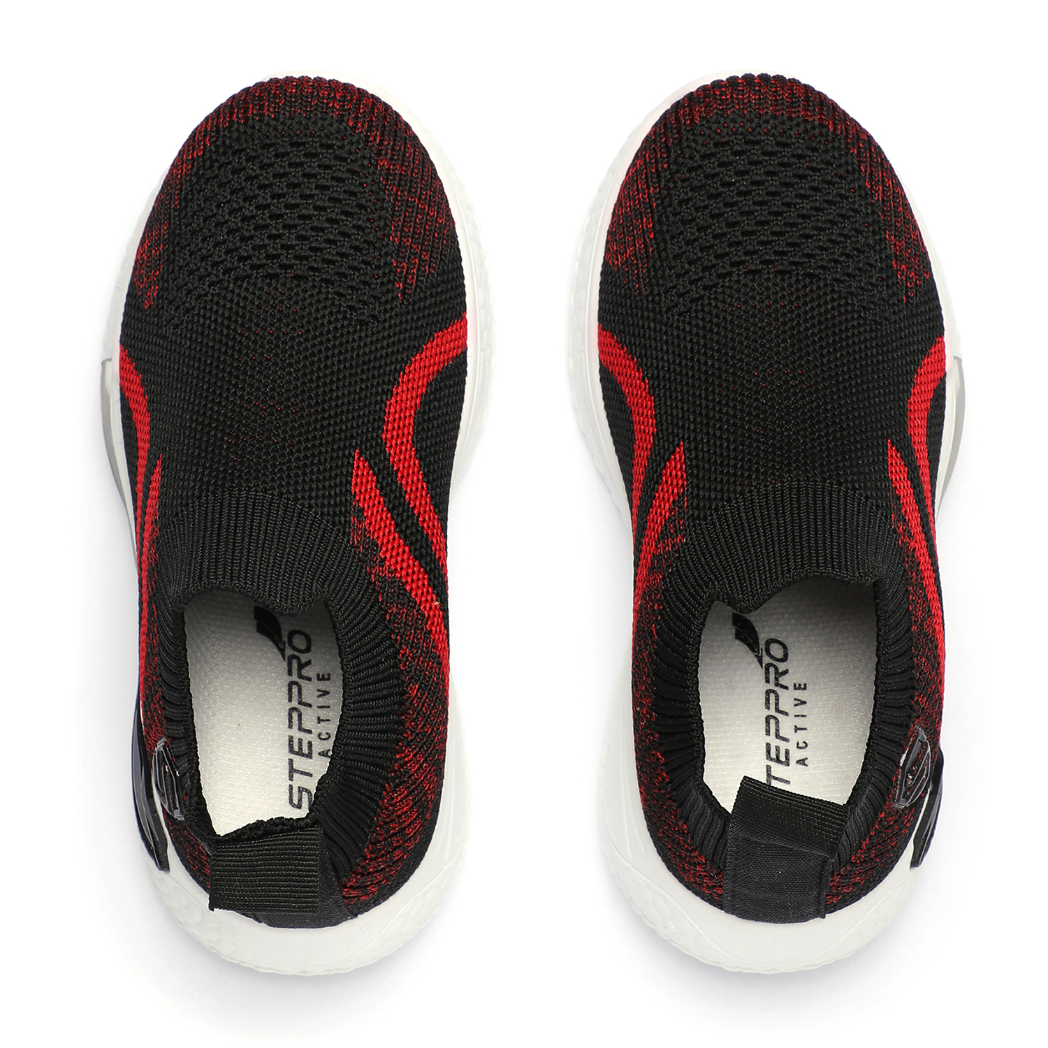 Kids Black Casual Slip On Shoes