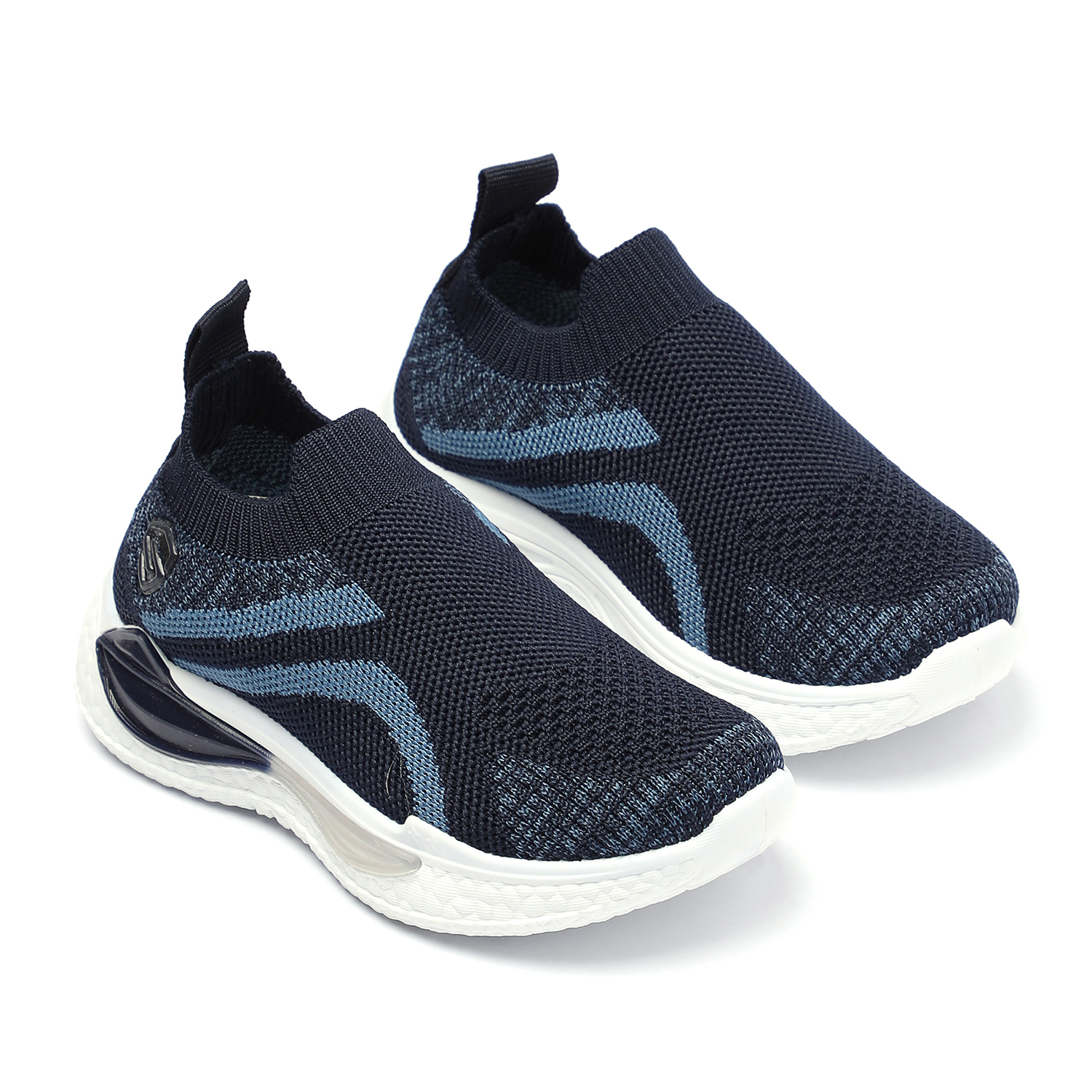 Kids Navy Casual Slip On Shoes