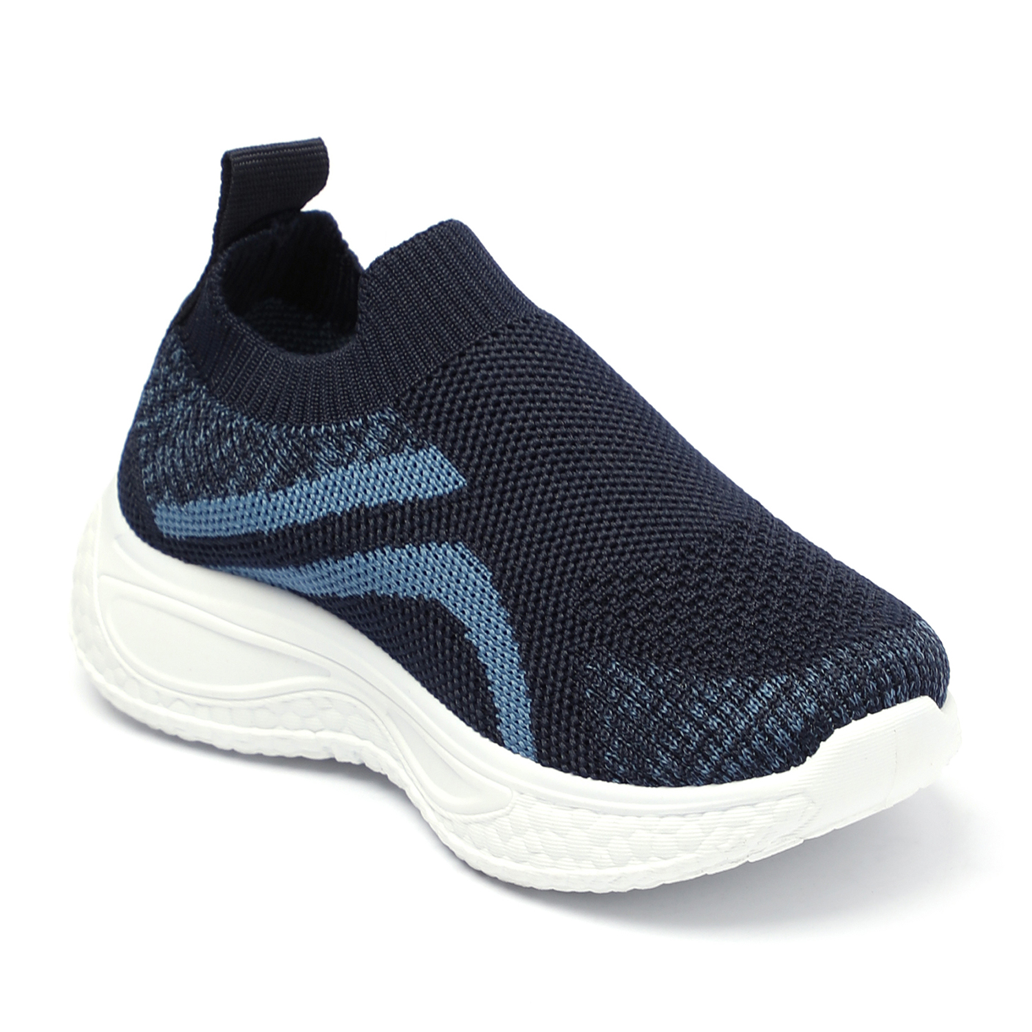 Kids Navy Casual Slip On Shoes