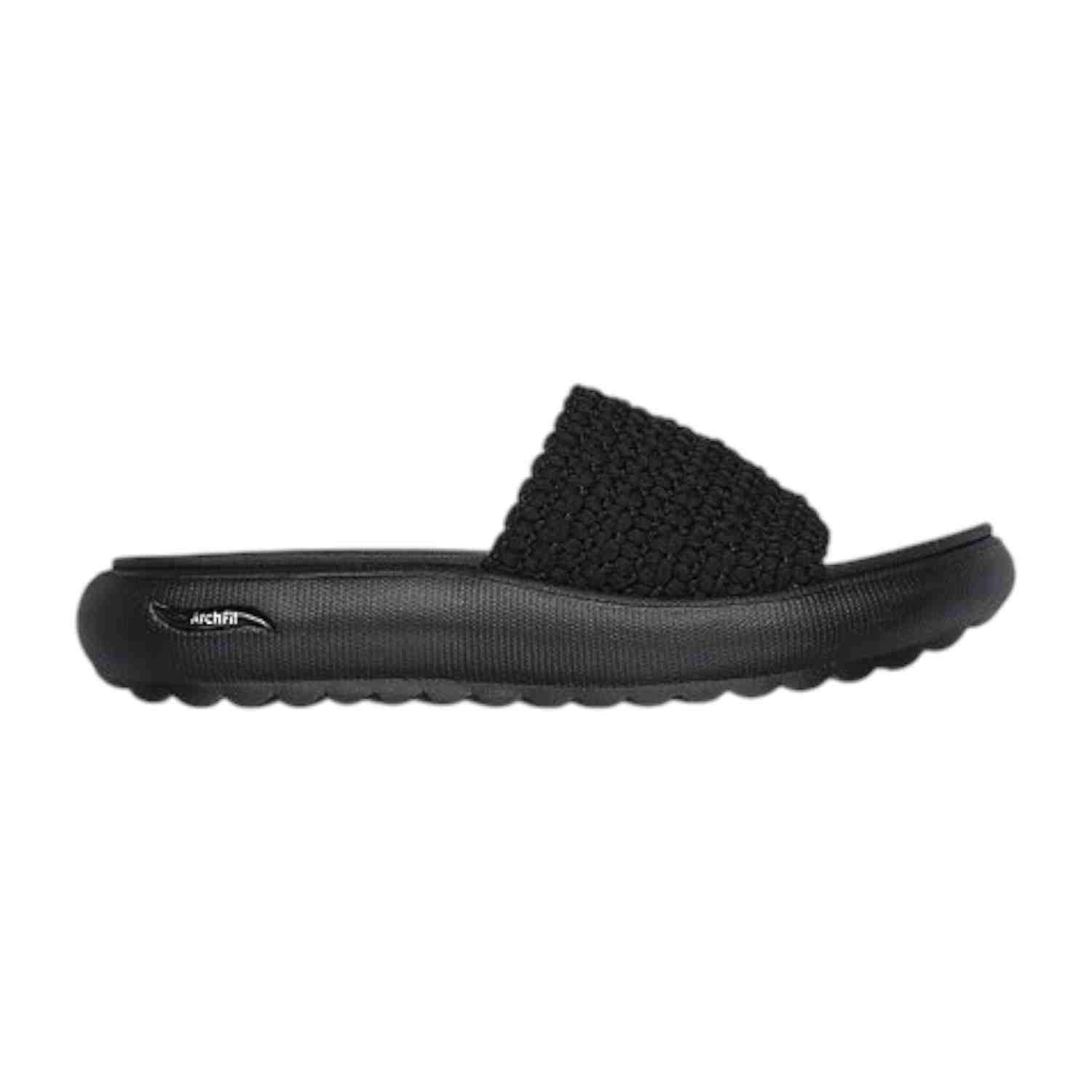 Black Women Arch Fit Cloud-Oh She Pretty Slidders