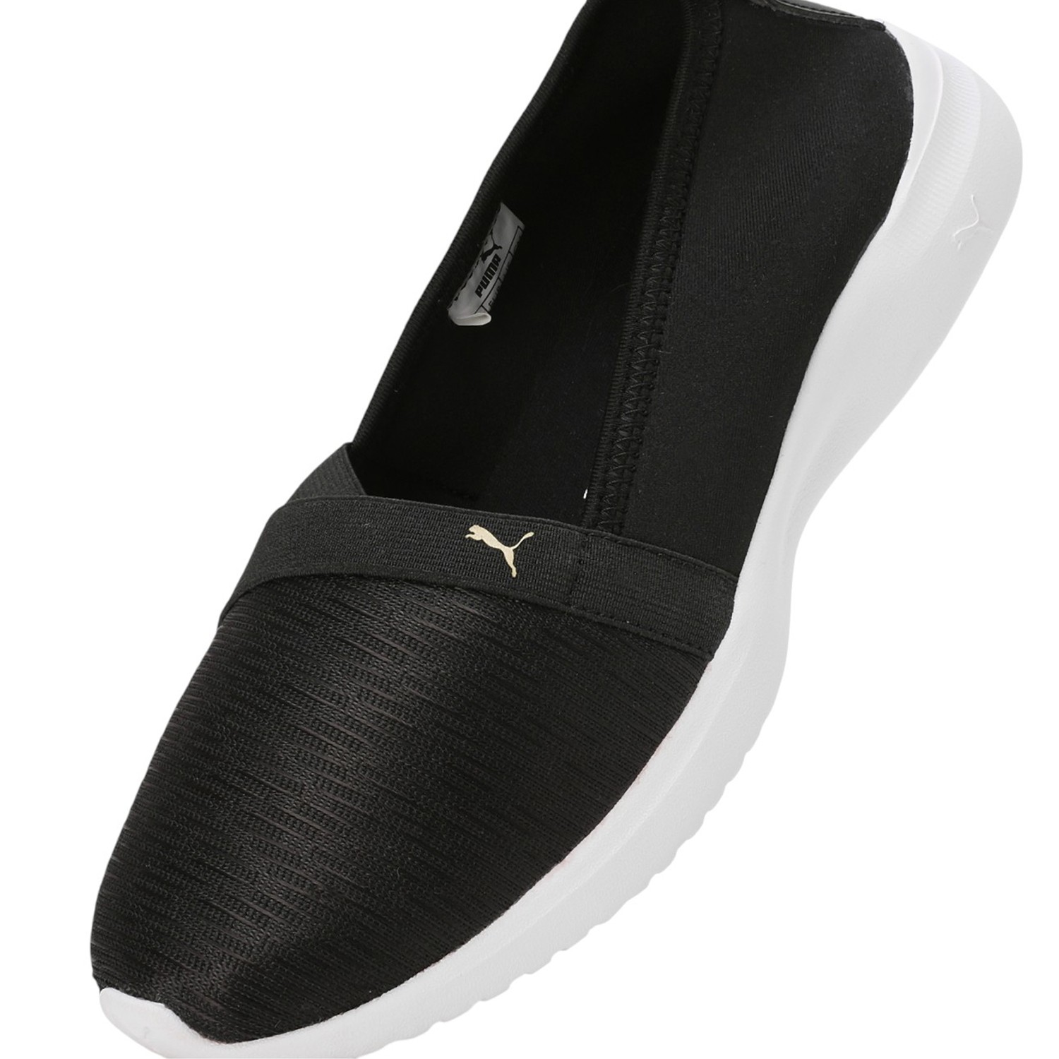 Women Black Adelina Glam Ballerinas