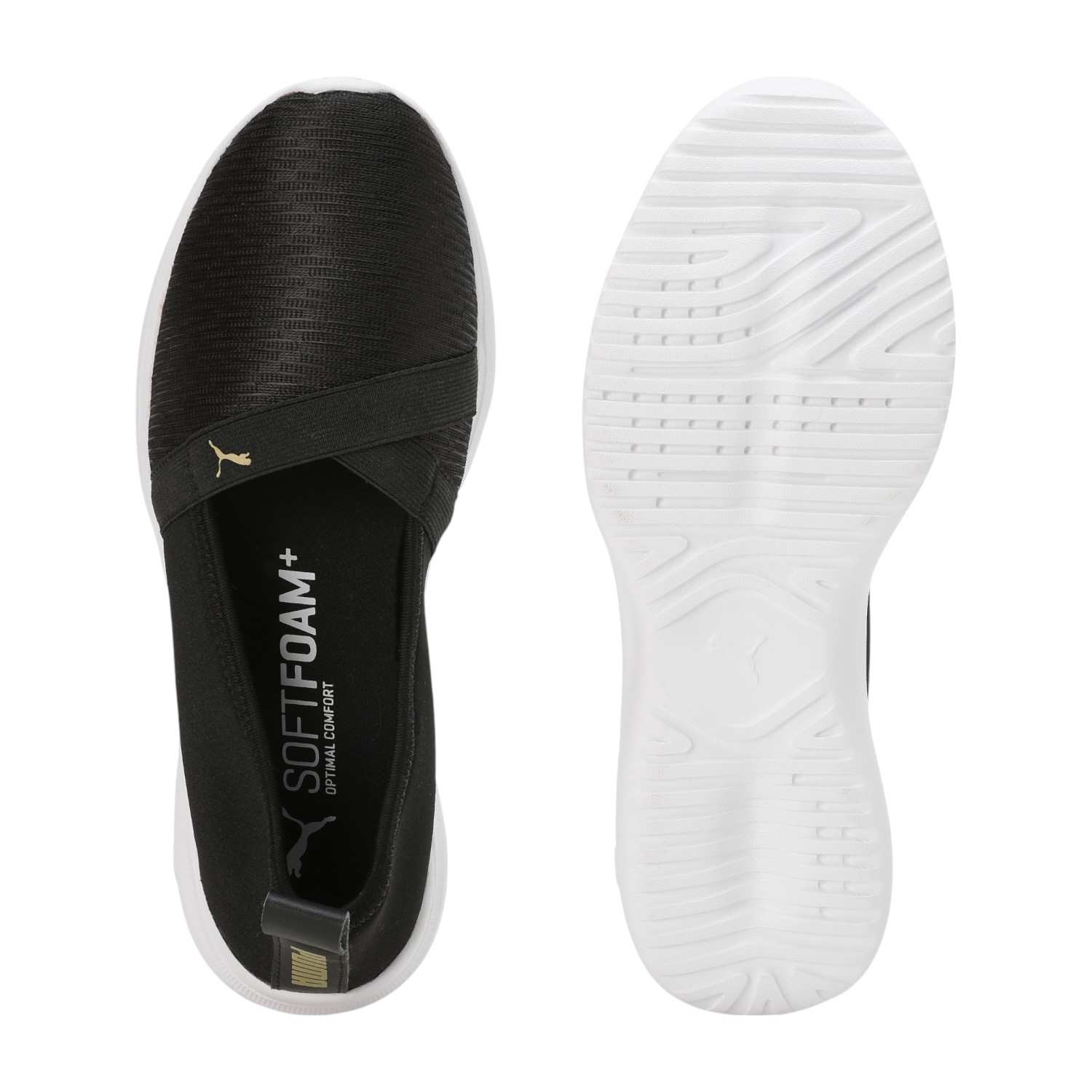 Women Black Adelina Glam Ballerinas