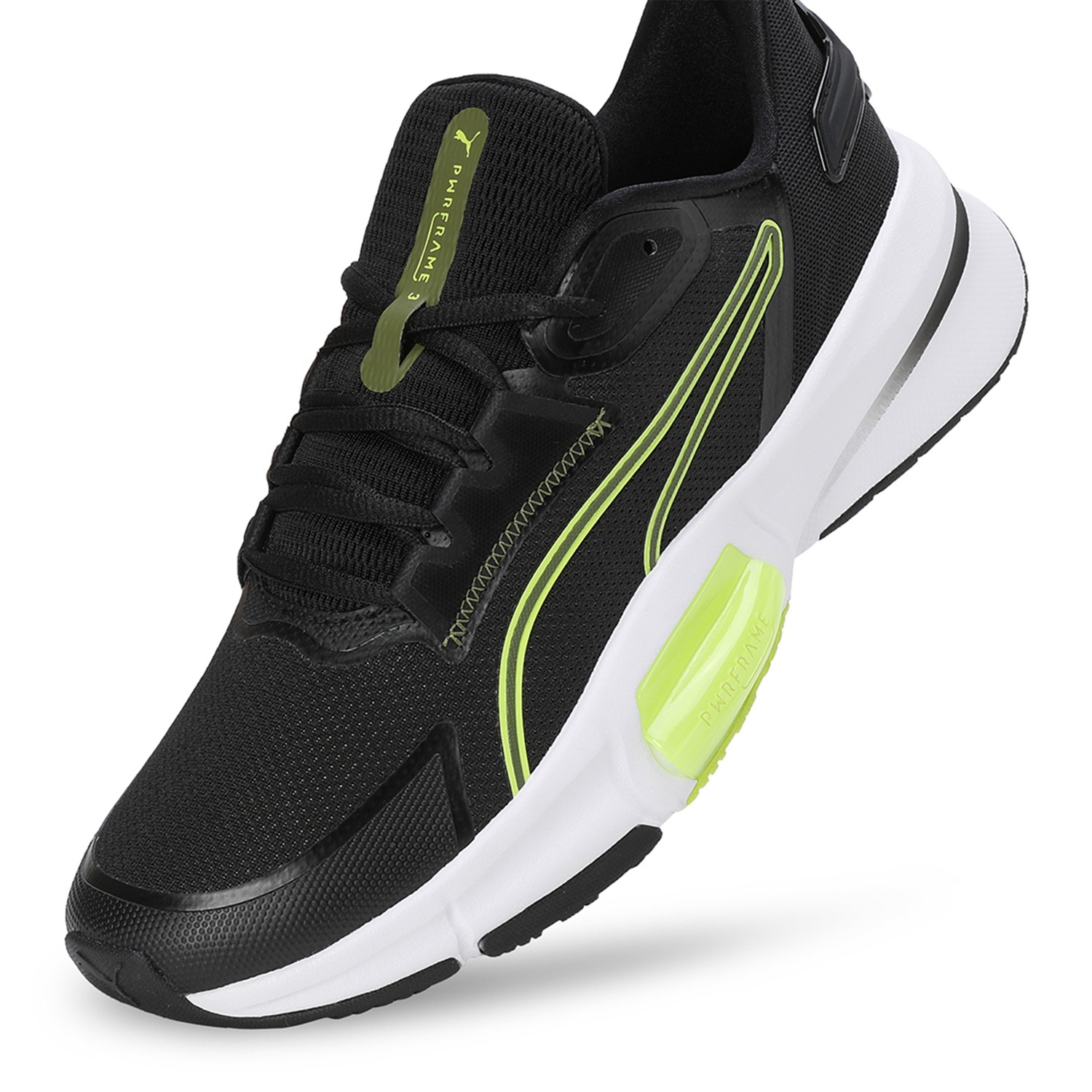 Men Pwrframe Tr 3 Black-Green Trainers