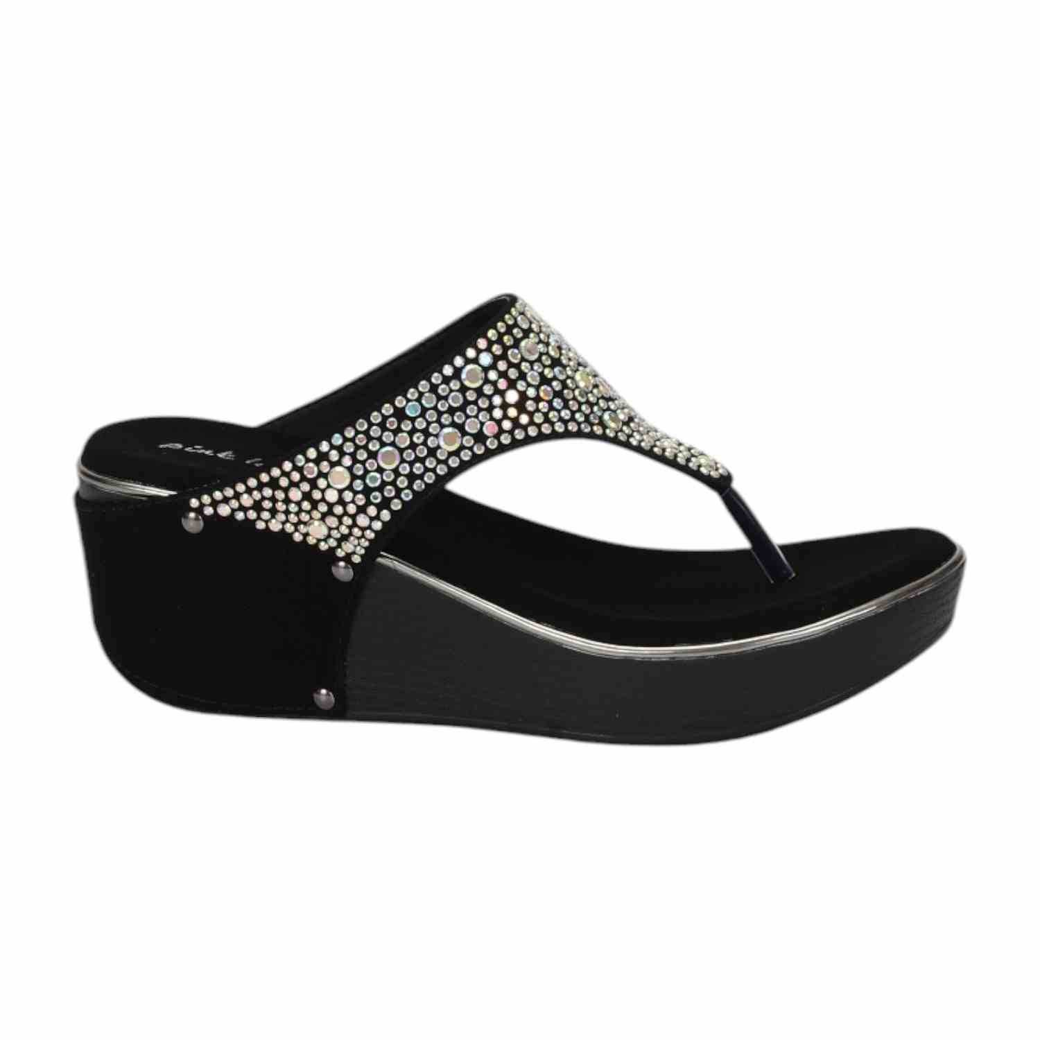 Women  Black Fashion Wedges