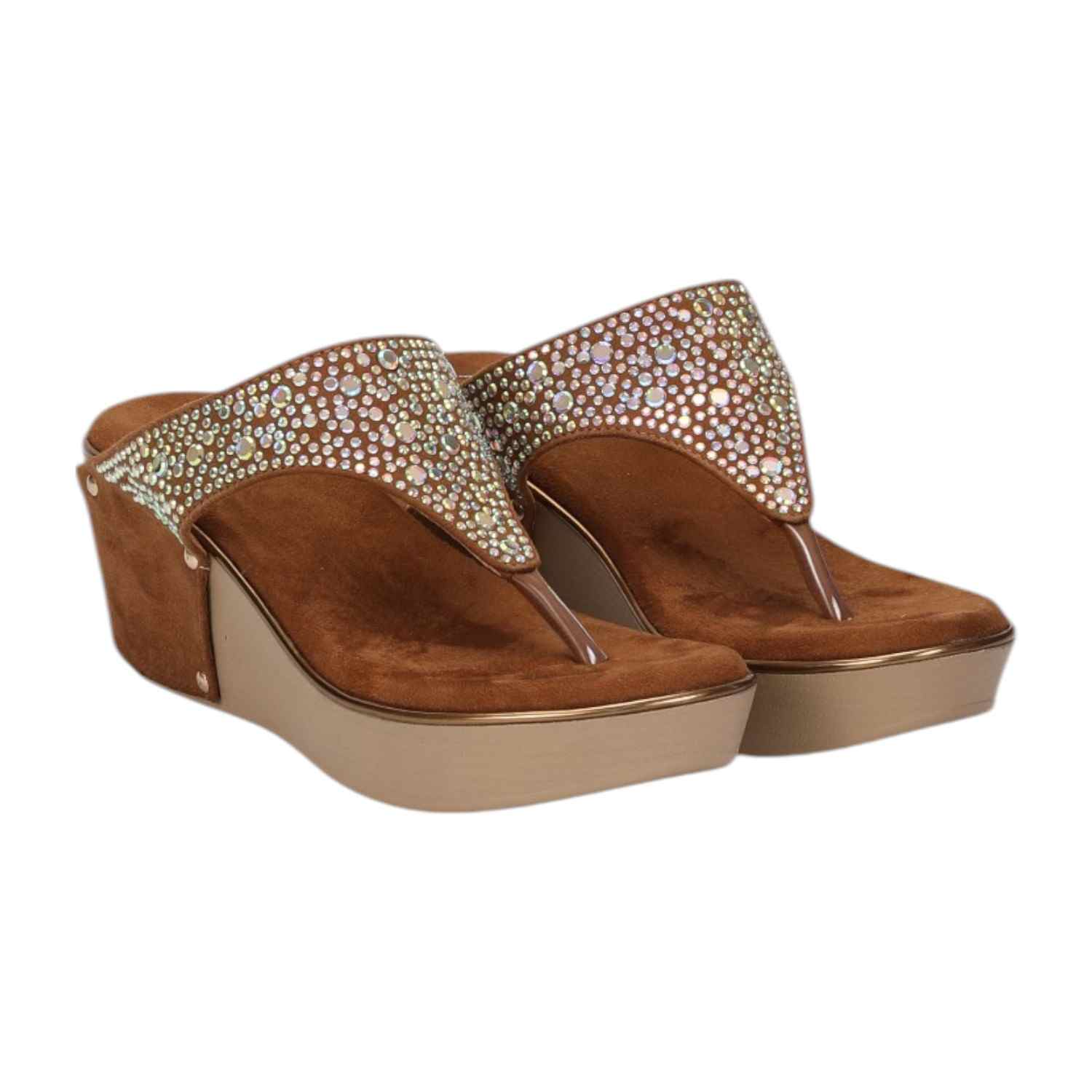 Women Camel Fashion Wedges