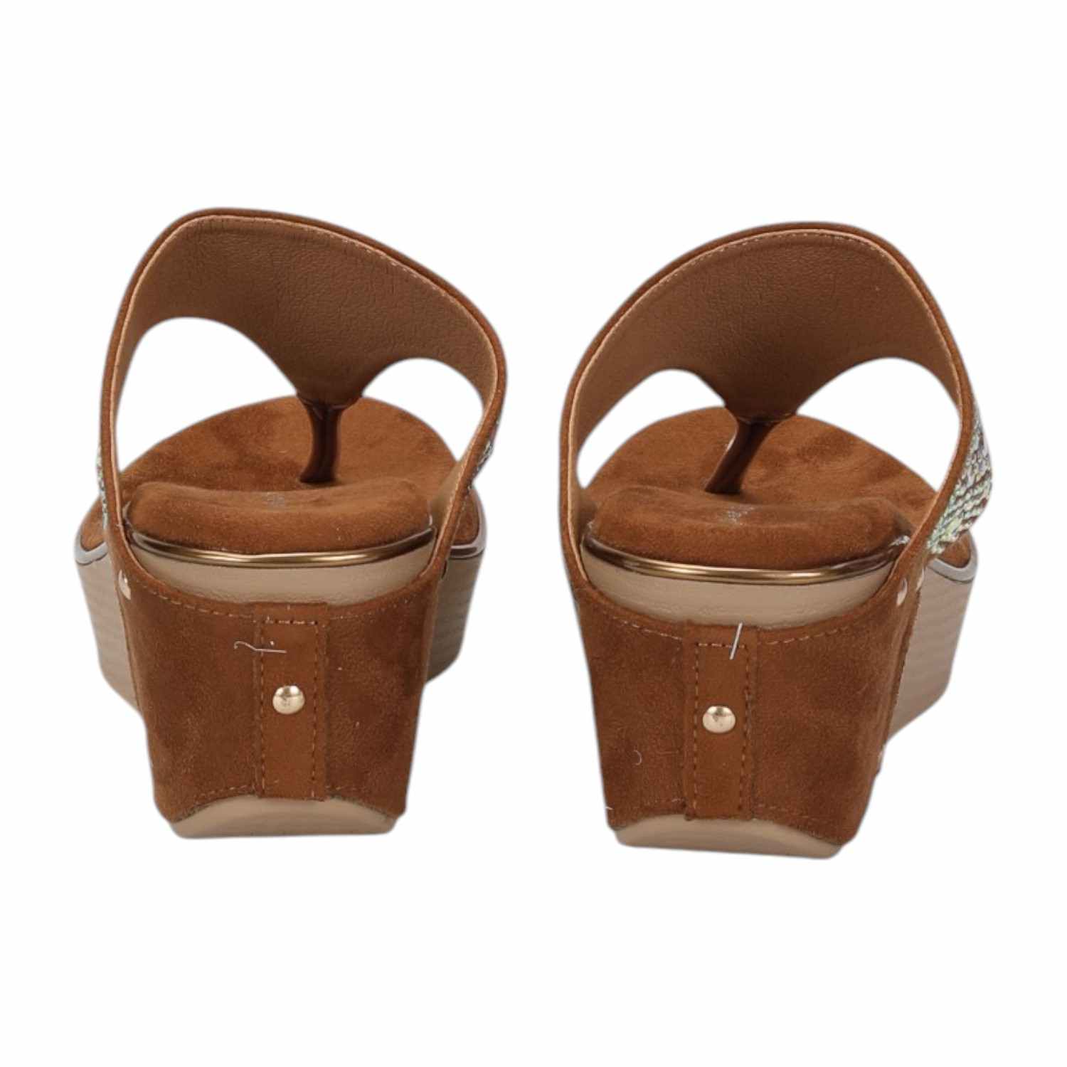 Women Camel Fashion Wedges