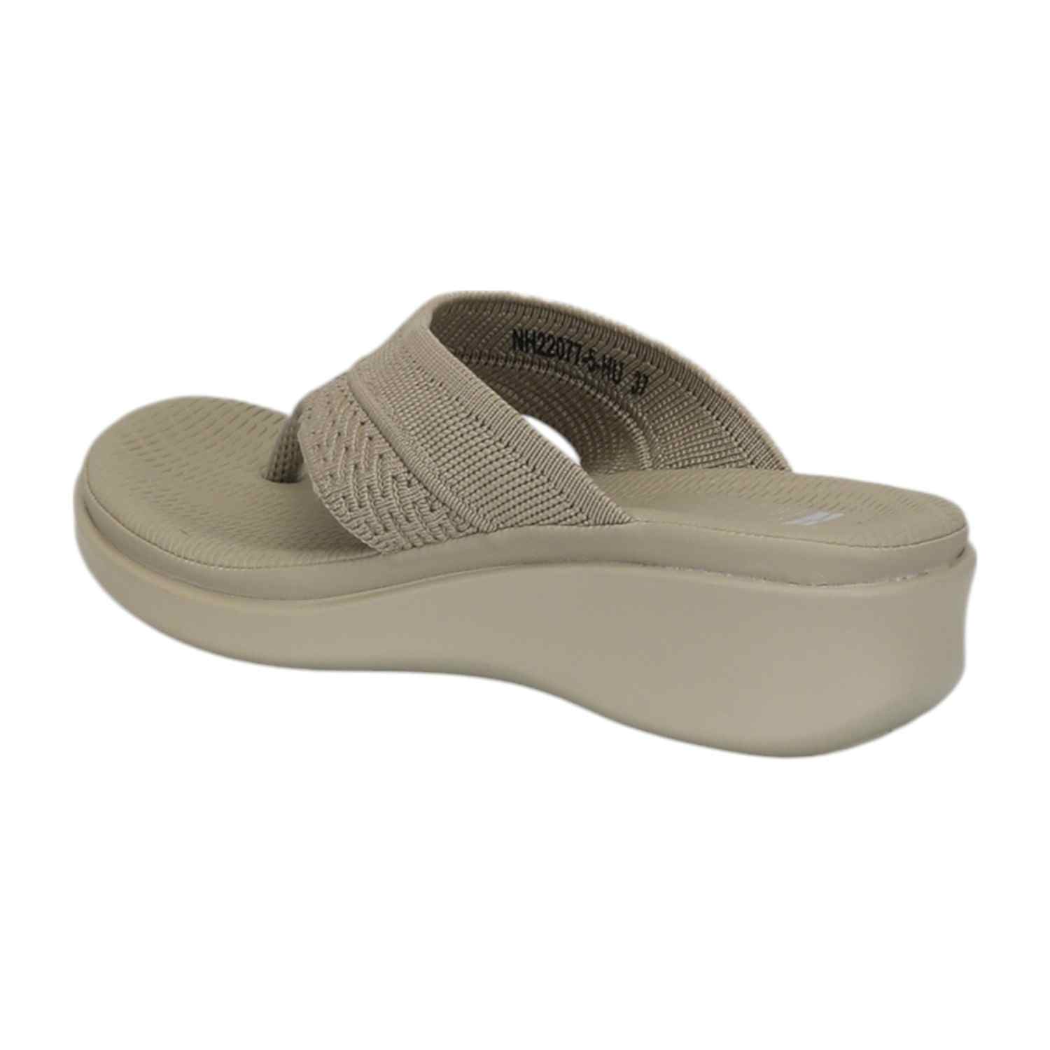 Women Green Casual Thong Flats
