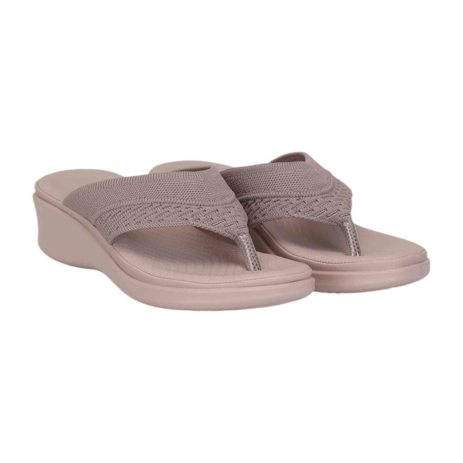 Women Pink Casual Thong Flats