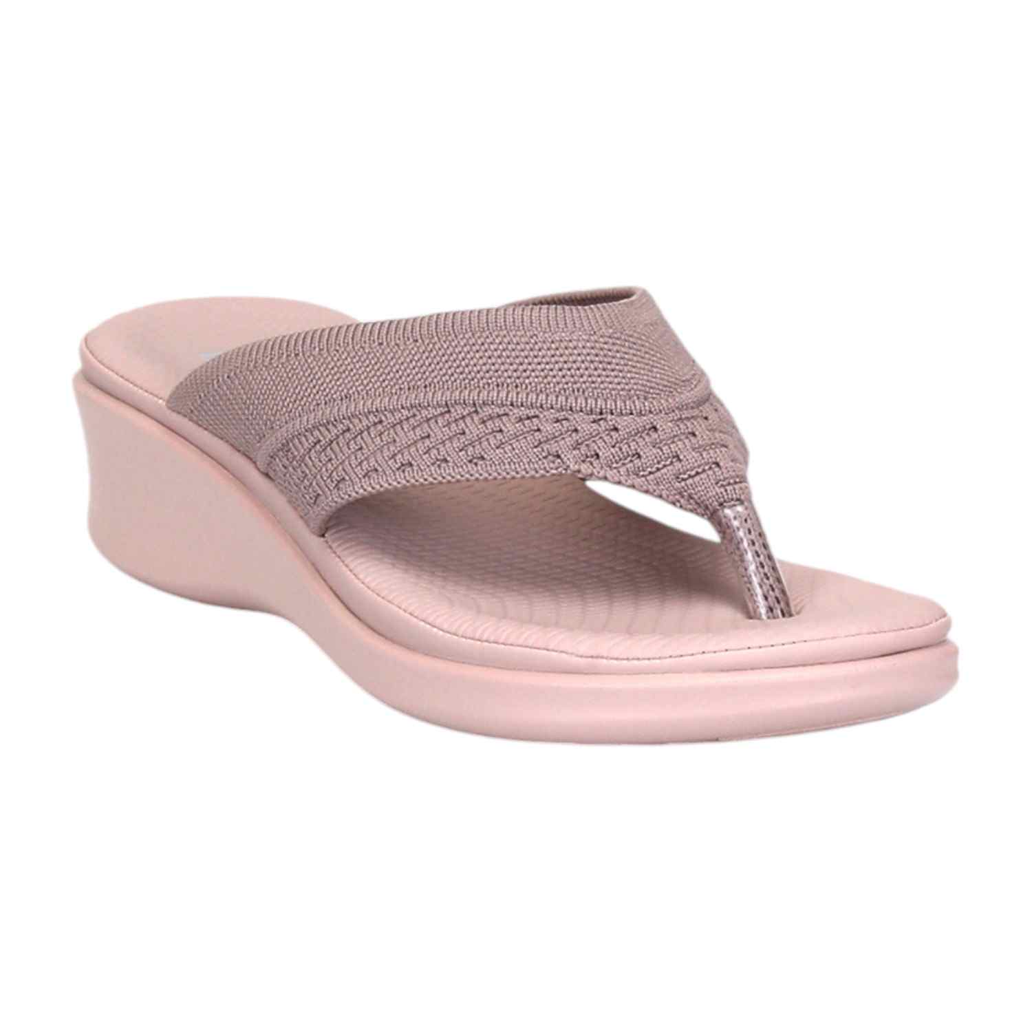 Women Pink Casual Thong Flats