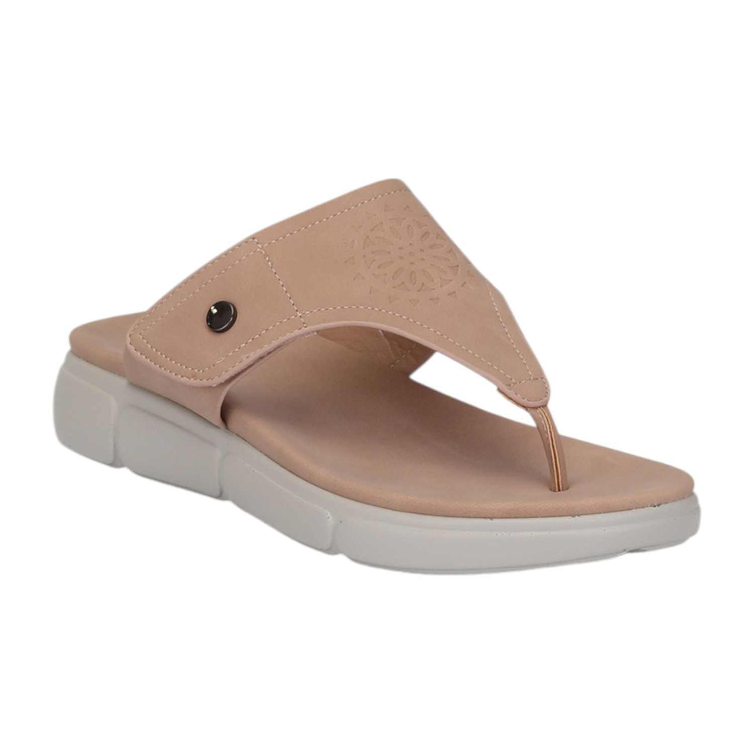 Women Nude Thong with Textured Design