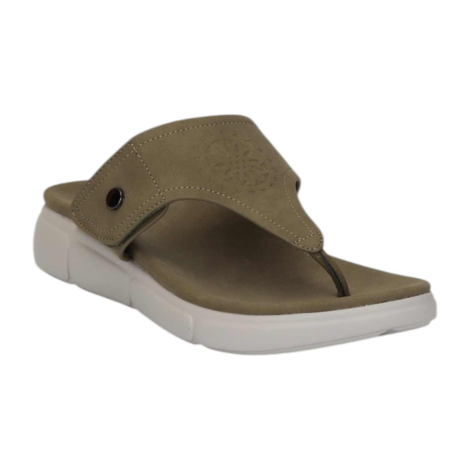 Women Olive Thong with Textured Design