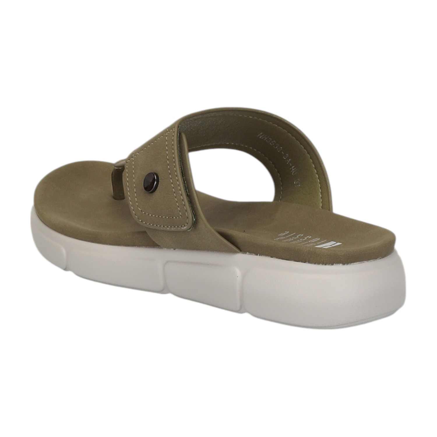 Women Olive Thong with Textured Design