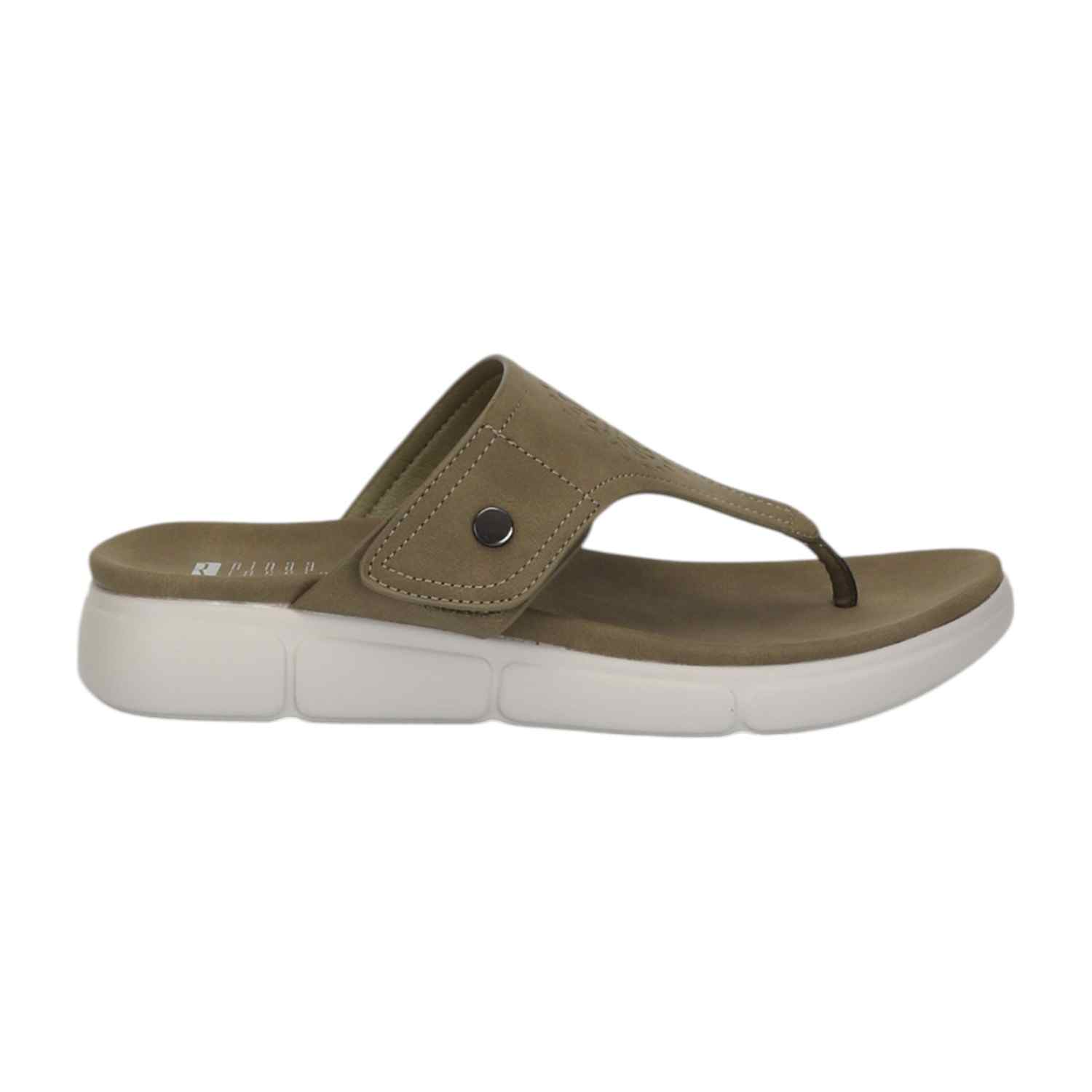 Women Olive Thong with Textured Design