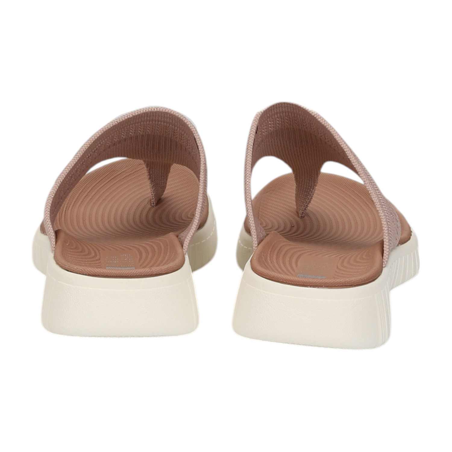 Women Pink Thongs with Cushioned Footbed