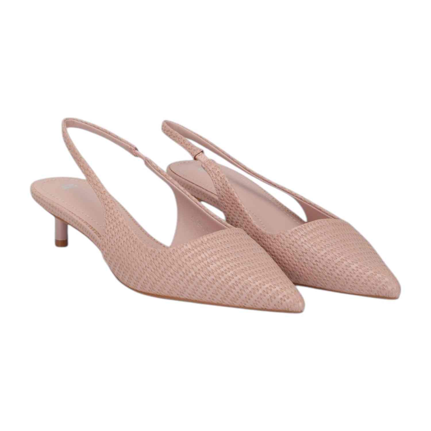 Women Sandals Pink Kitten Heel