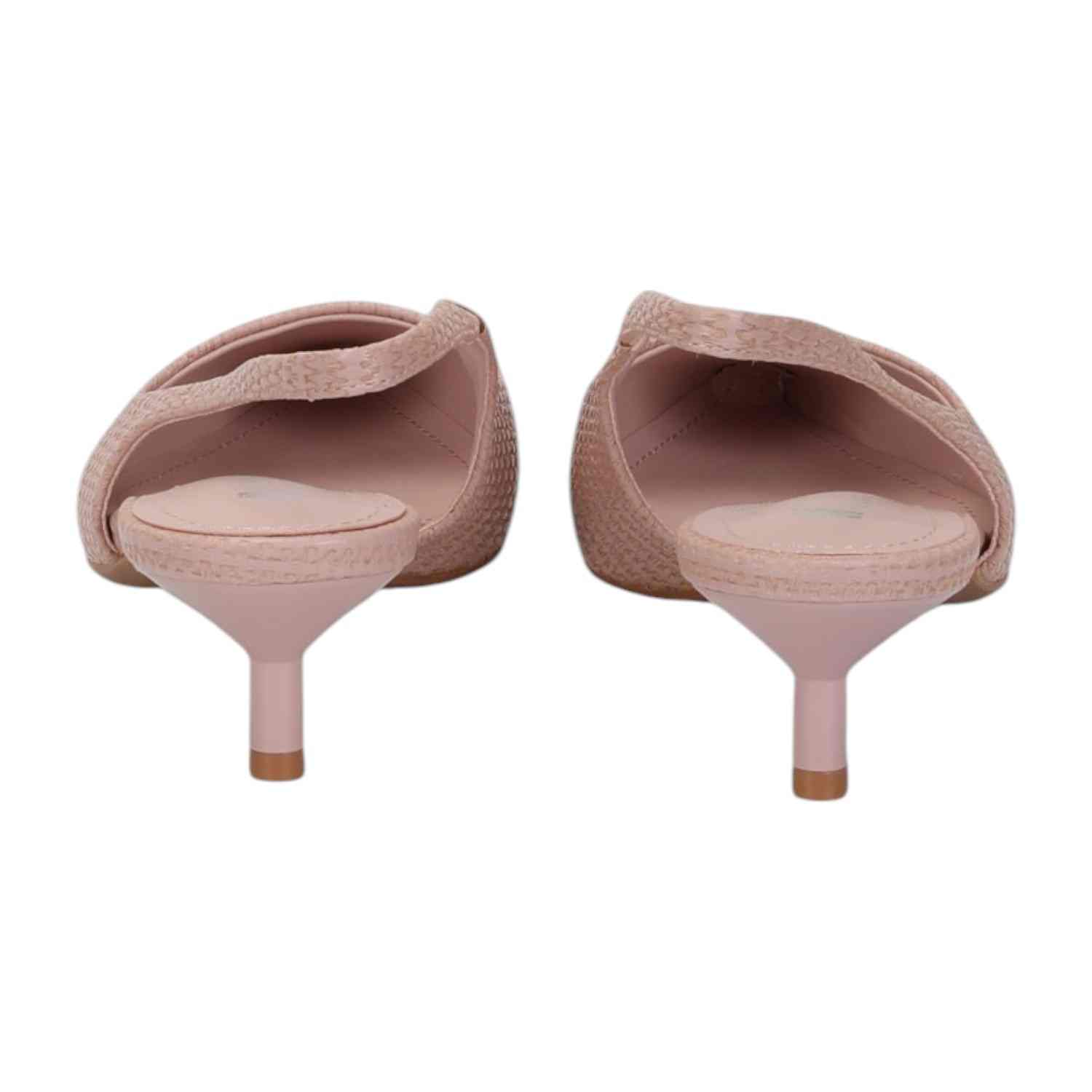 Women Sandals Pink Kitten Heel