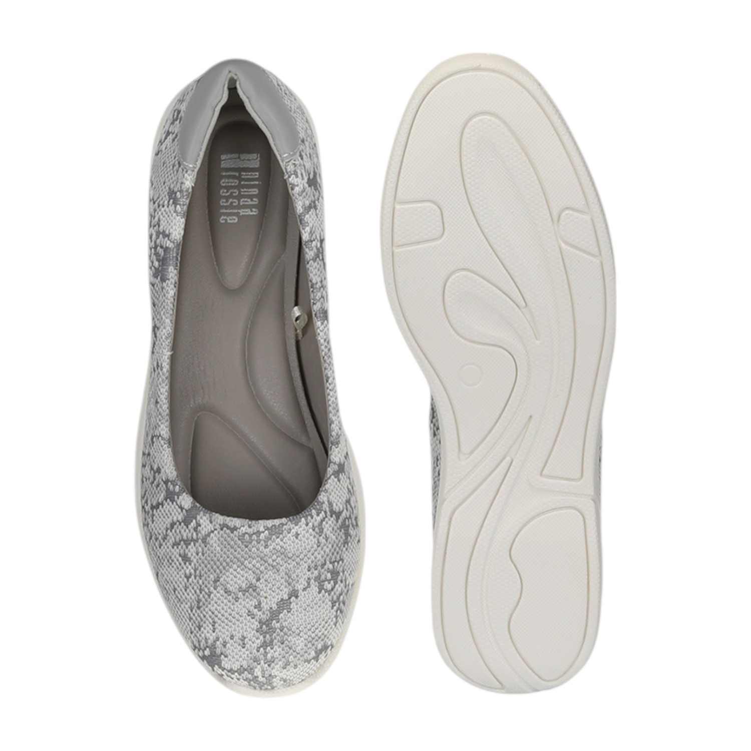 Women Shoes Lt Grey Slip On