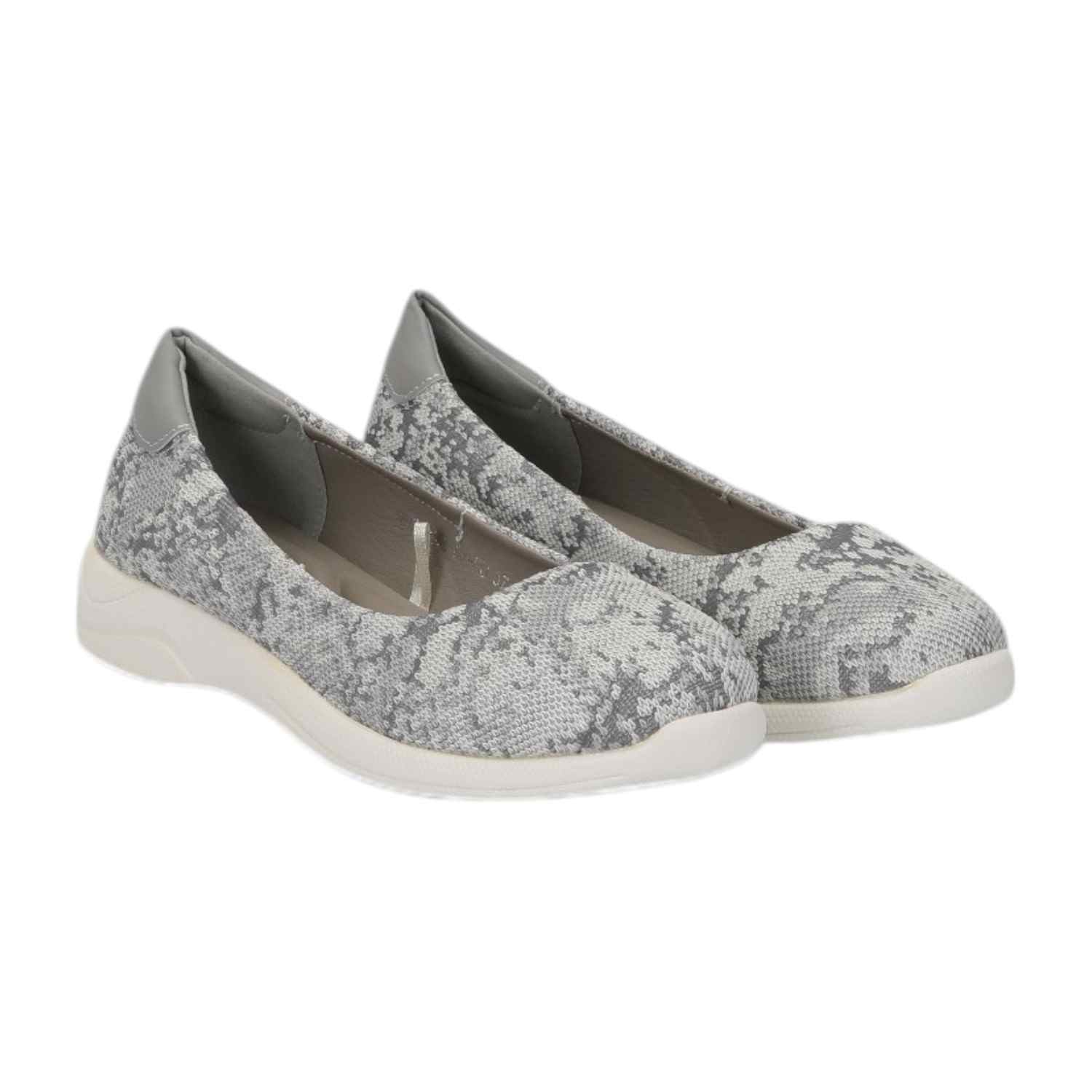 Women Shoes Lt Grey Slip On