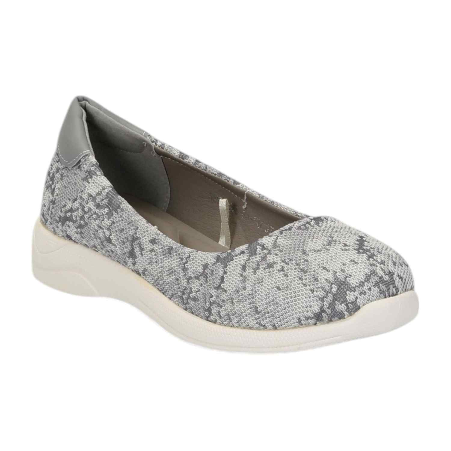 Women Shoes Lt Grey Slip On