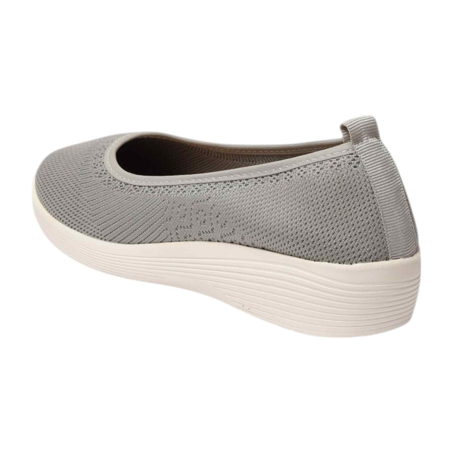 Women Shoes Lt Grey Slip On