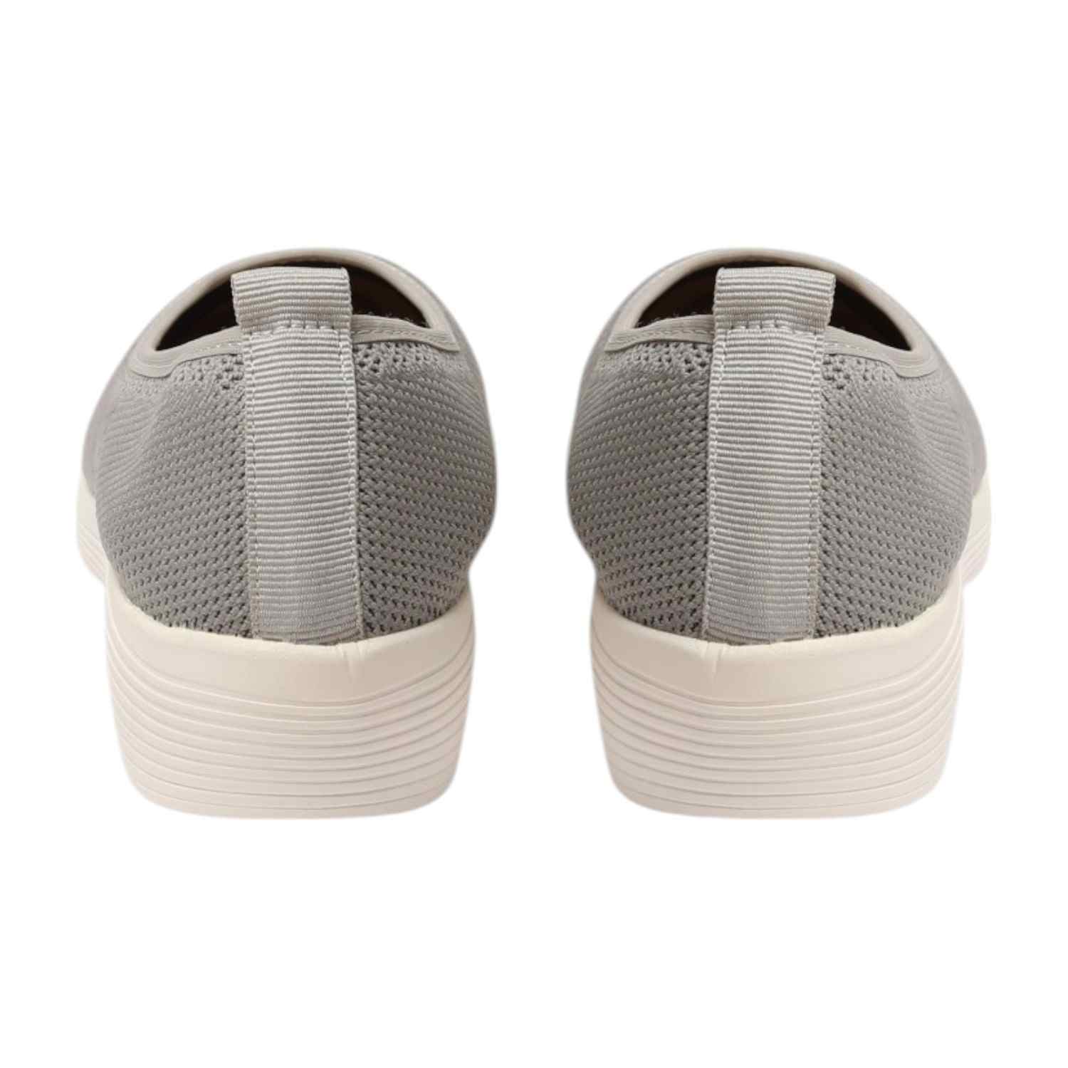 Women Shoes Lt Grey Slip On