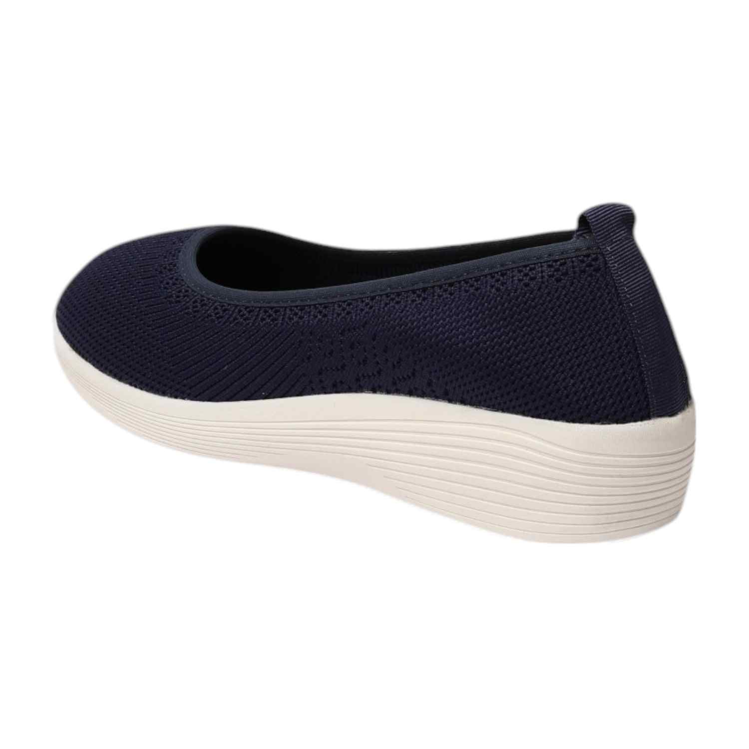 Women Shoes Navy Blue Slip On