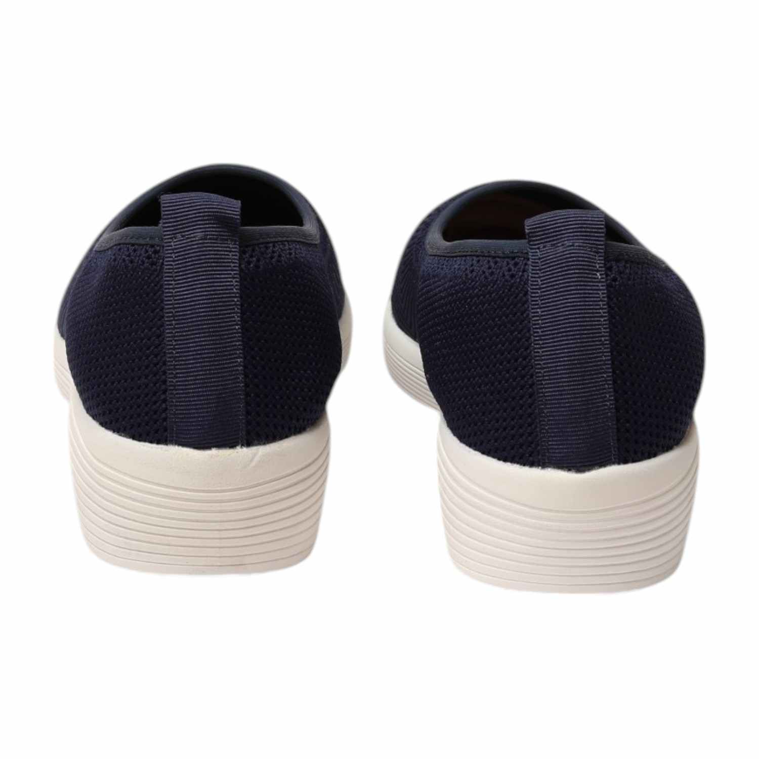 Women Shoes Navy Blue Slip On
