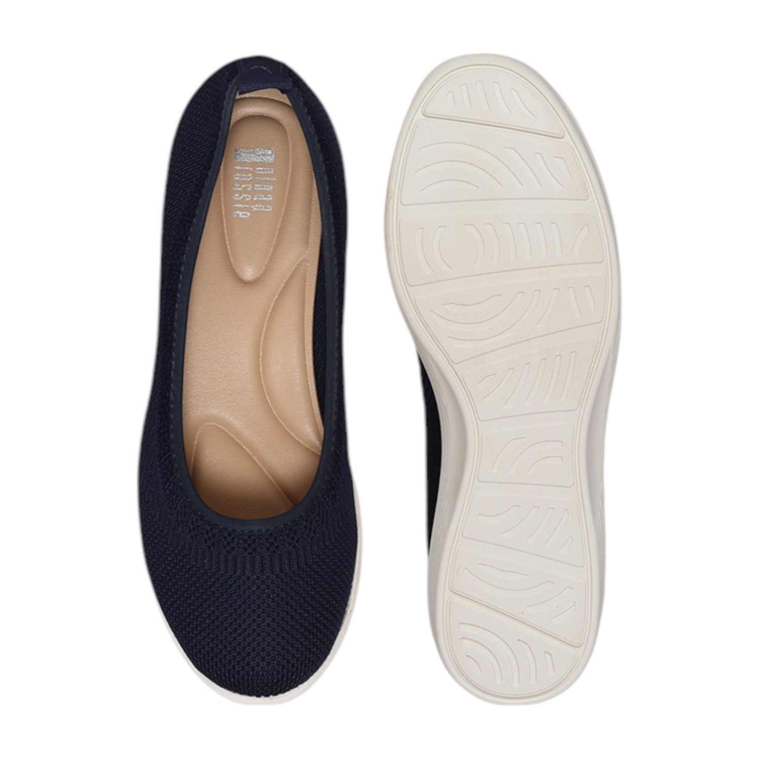 Women Shoes Navy Blue Slip On