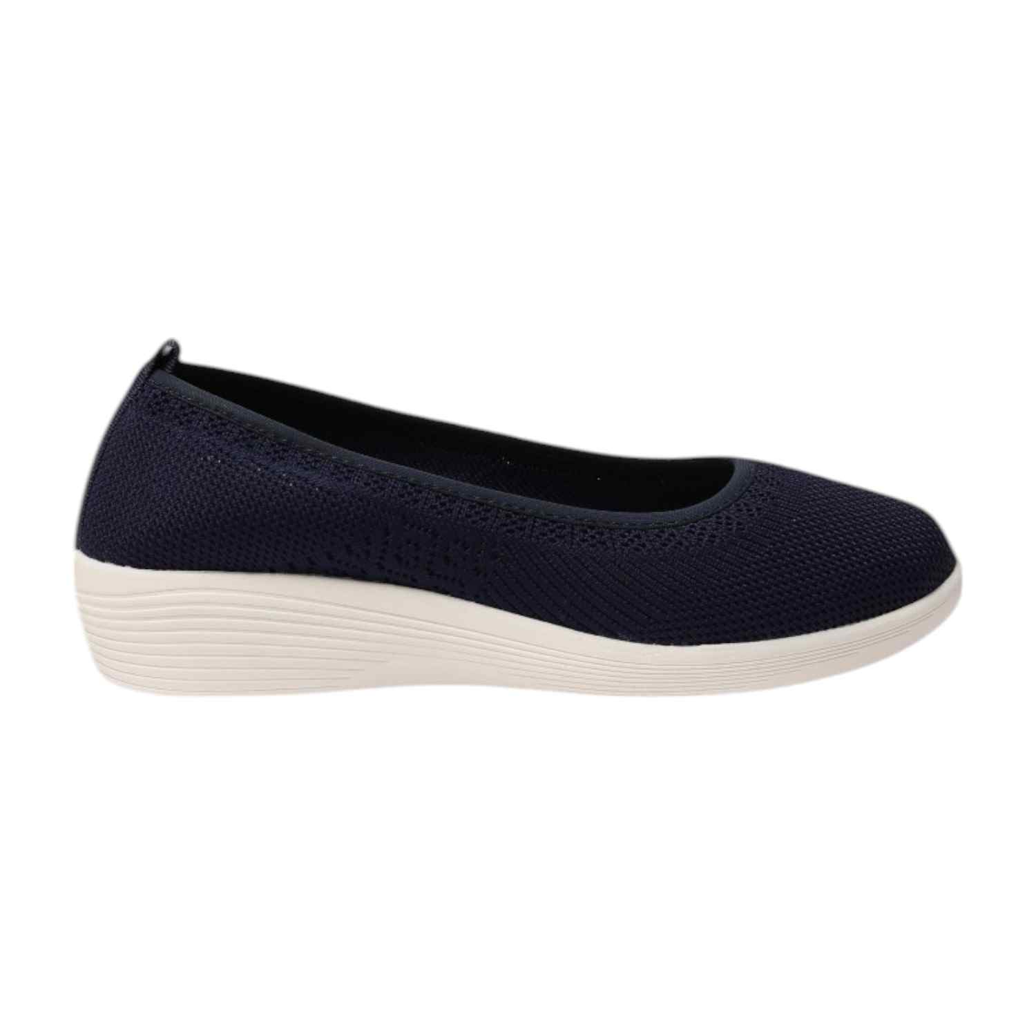 Women Shoes Navy Blue Slip On
