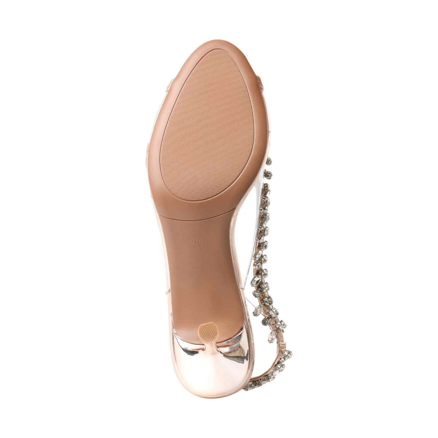 Women Champagne Sandals Fashion Heel