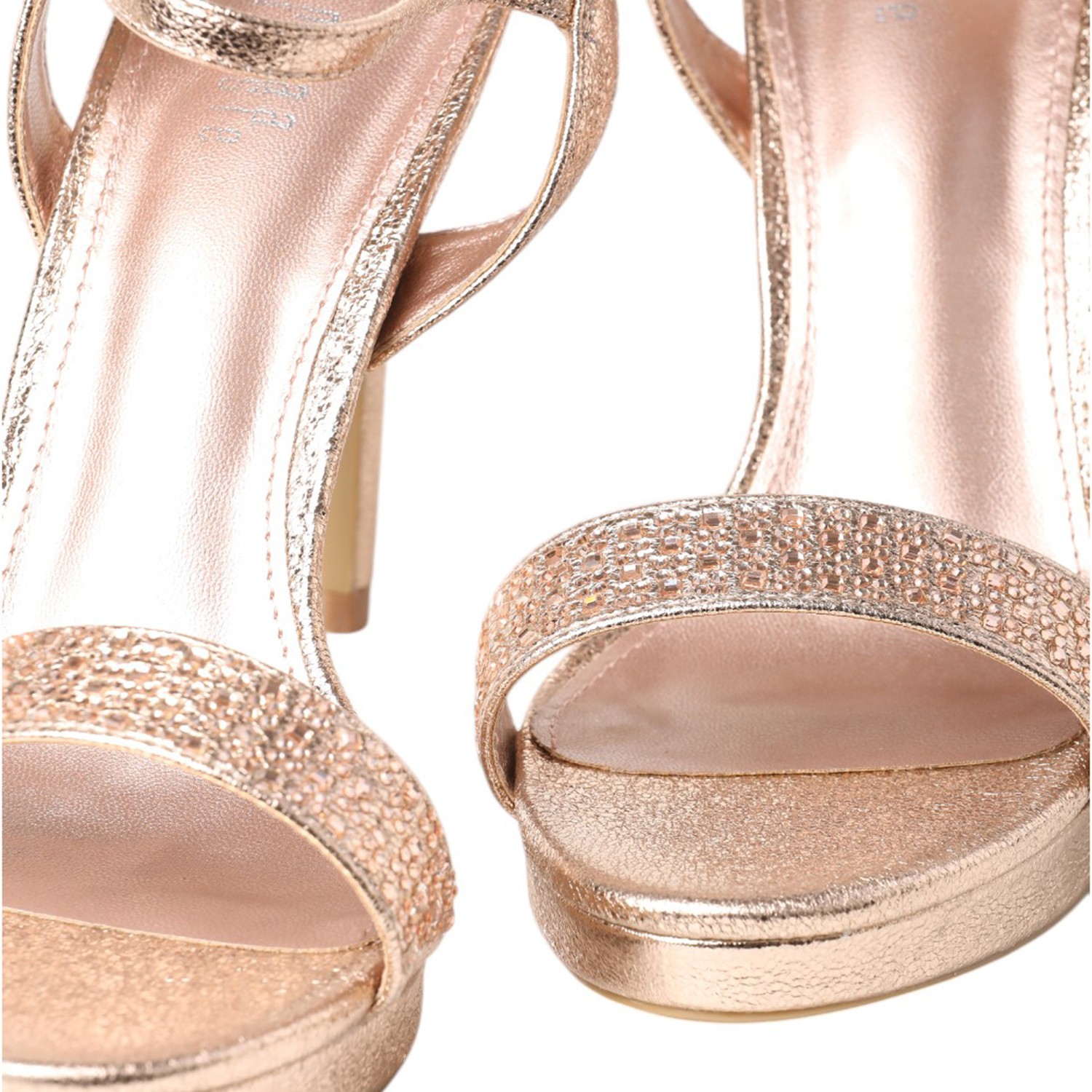 Women Champagne Sandals Fashion Heel
