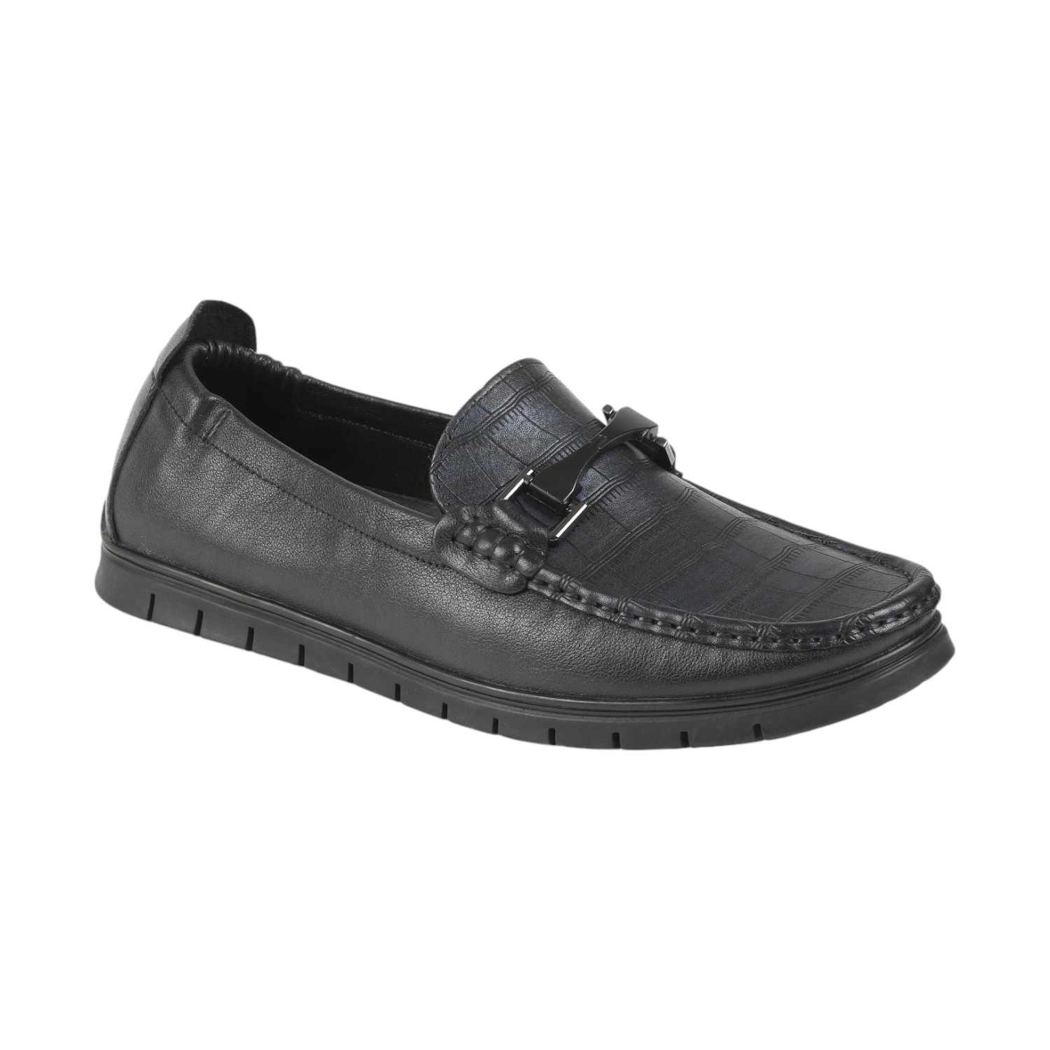 Men Black/Blue Casual Shoes  Slip On