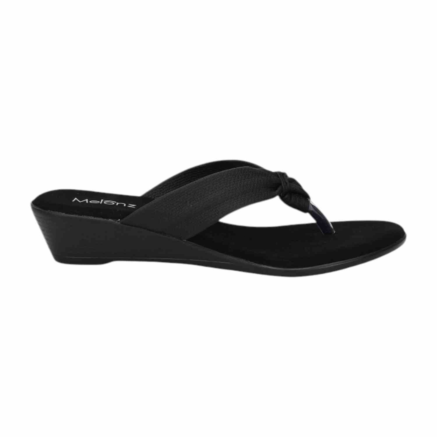 Women Thong Black Casual Heel