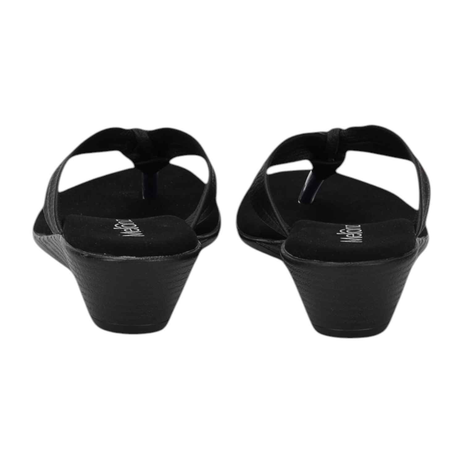 Women Thong Black Casual Heel