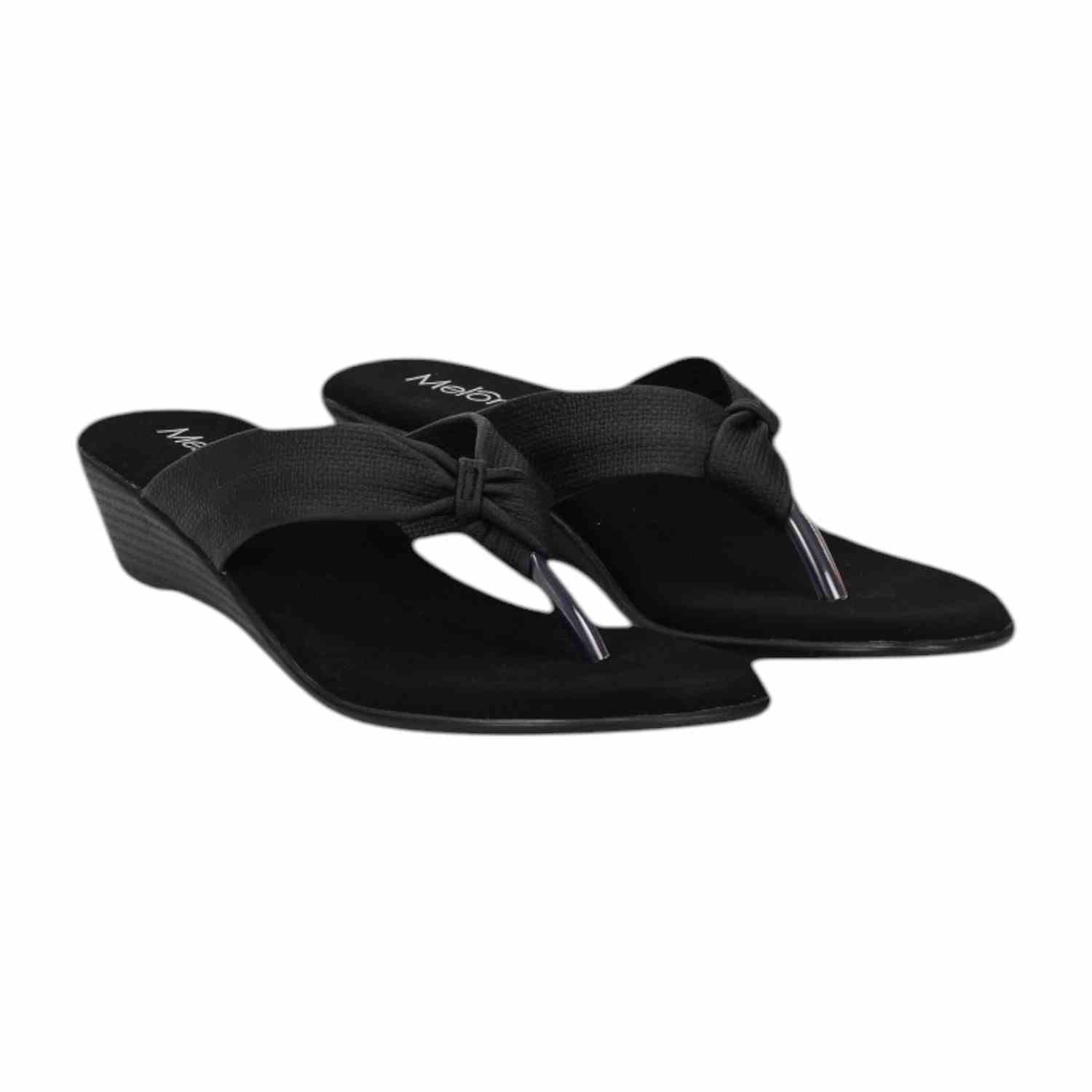 Women Thong Black Casual Heel